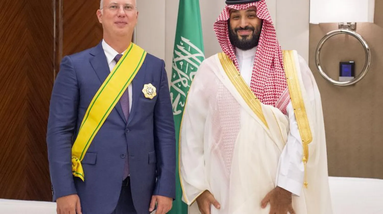 CEO of Russian Direct Investment Fund (RDIF) Kirill Dmitriev and  Crown Prince Mohammed bin Salman (SPA)
