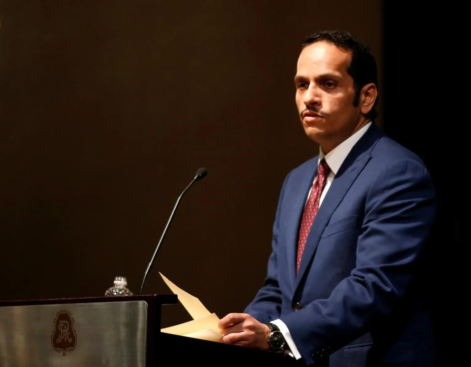 Qatar's Foreign Minister Mohammed bin Abdulrahman bin Jassim Al-Thani. (Reuters)