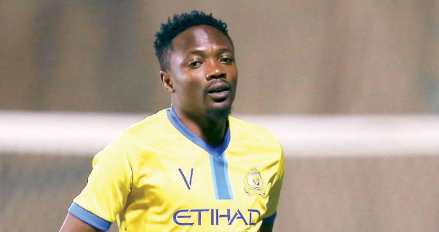 أحمد موسى خلال تدريبات النصر (الشرق الأوسط)