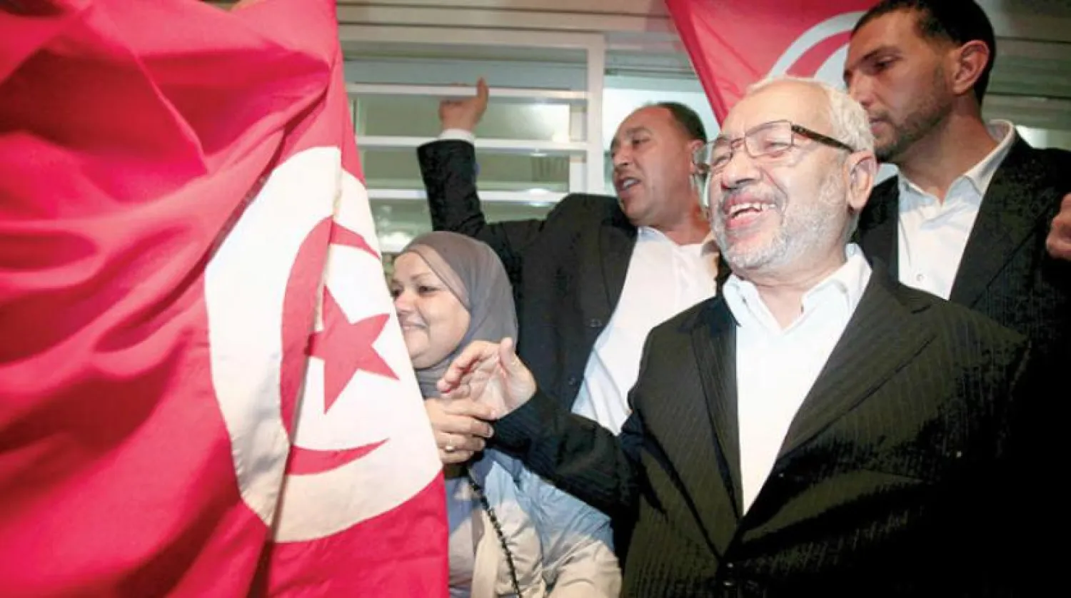 Ennahda party leader Rached Ghannouchi, Reuters 
