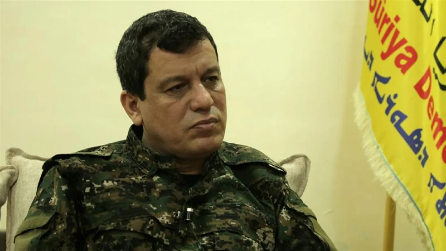  Mazloum Abdi, SDF commander-in-chief, said Trump did not object to his group's deal with Syrian government [File: Rodi Said/Reuters]
