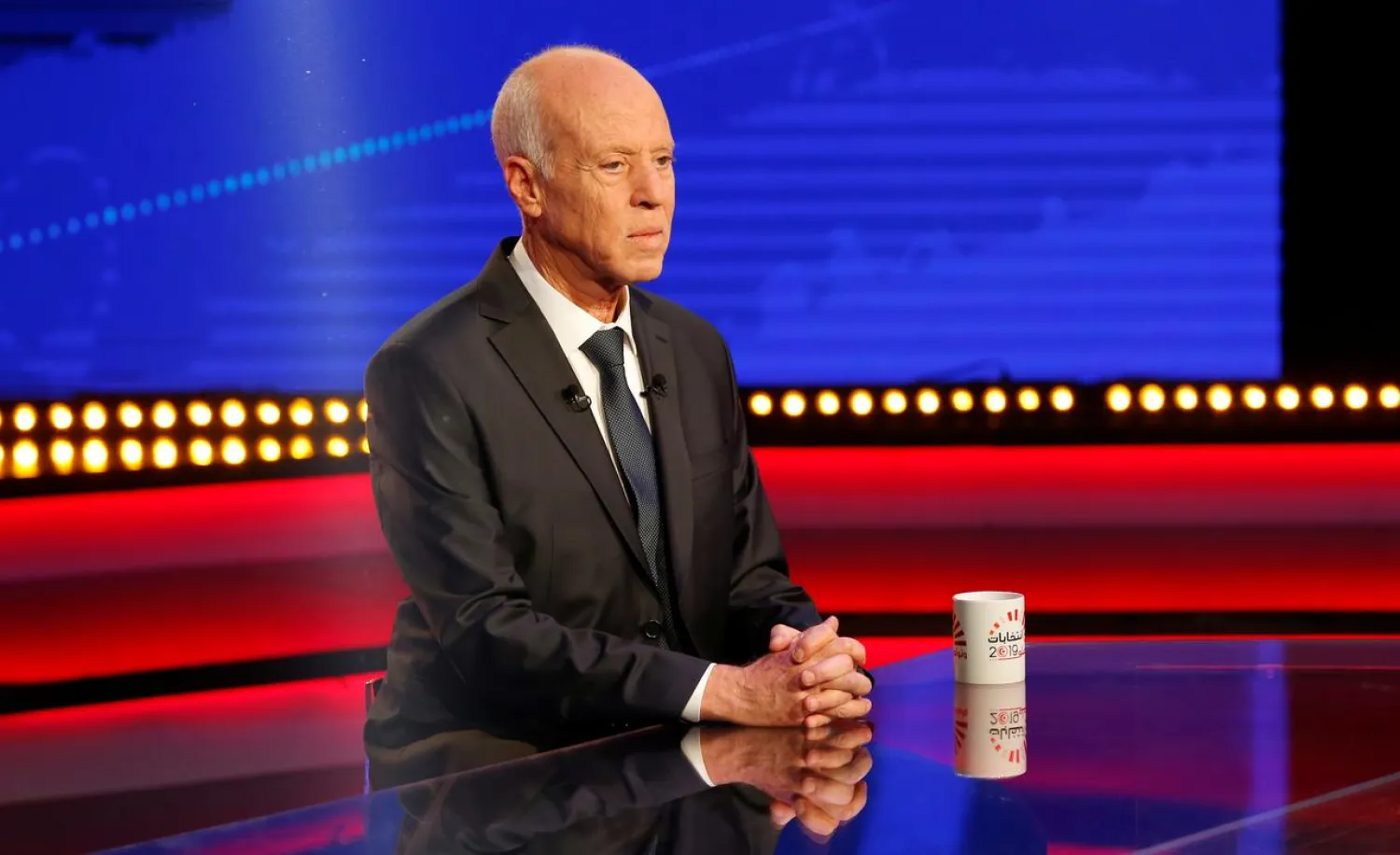 Tunisia's newly-elected President Kais Saied. (Reuters)