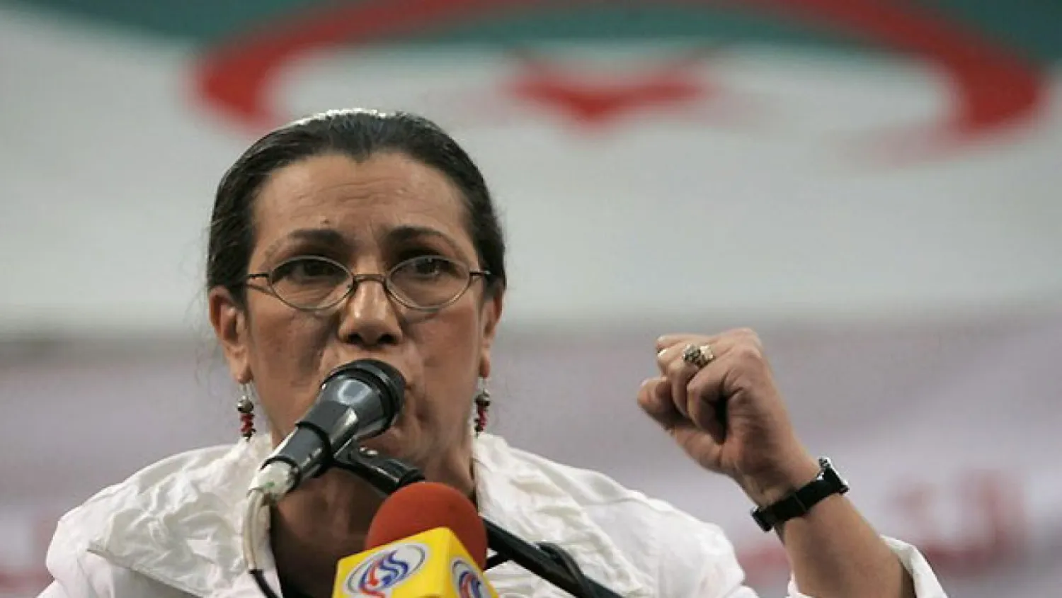 File phot of Louisa Hanoune, head of Algeria’s Workers’ Party (REUTERS/Louafi Larbi)