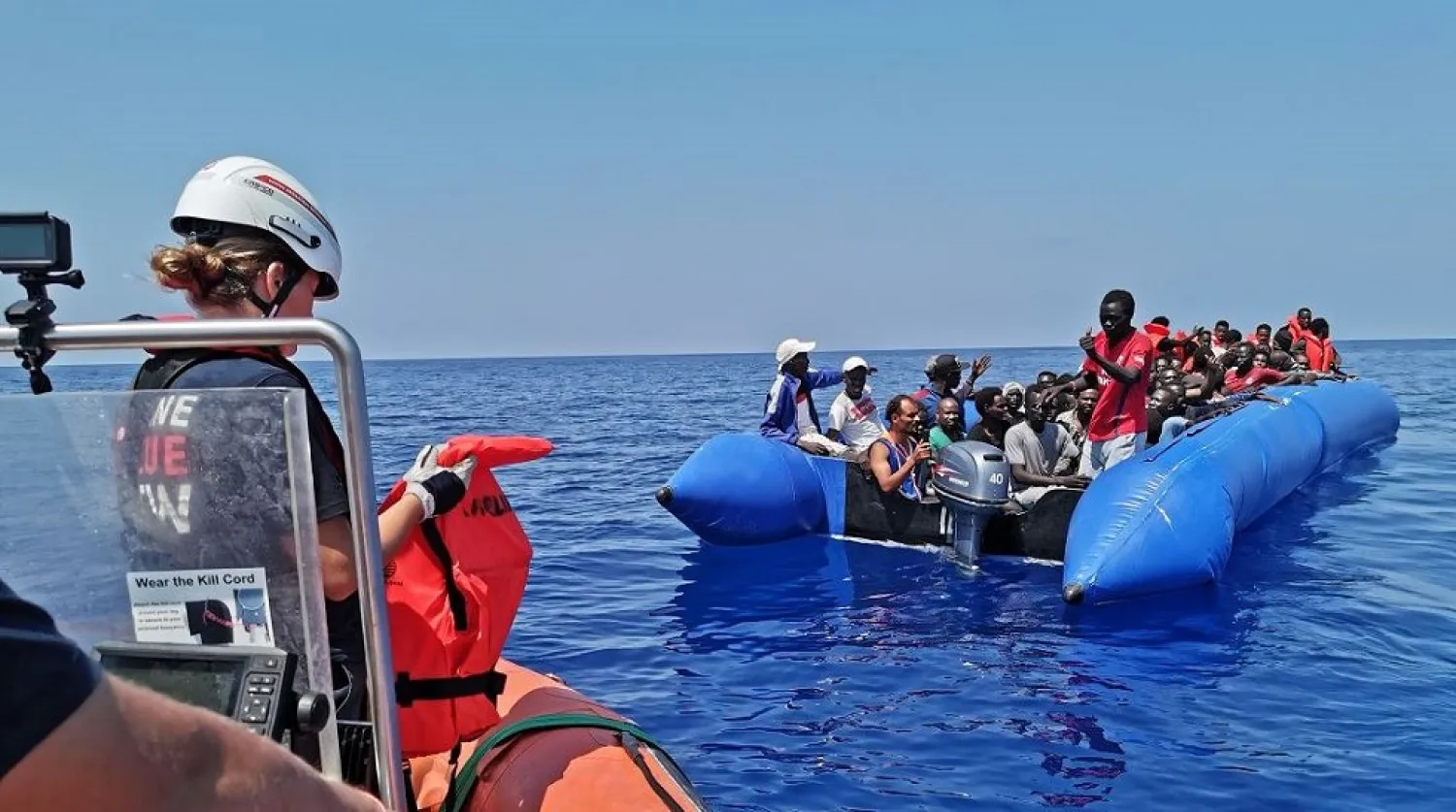 Migrants are rescued in the Mediterranean as they attempted to make the precarious sea crossing to Europe in August 2019 | Getty Images