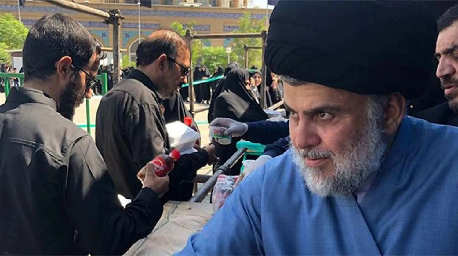 Head of the Sadrist Movement Moqtada al-Sadr