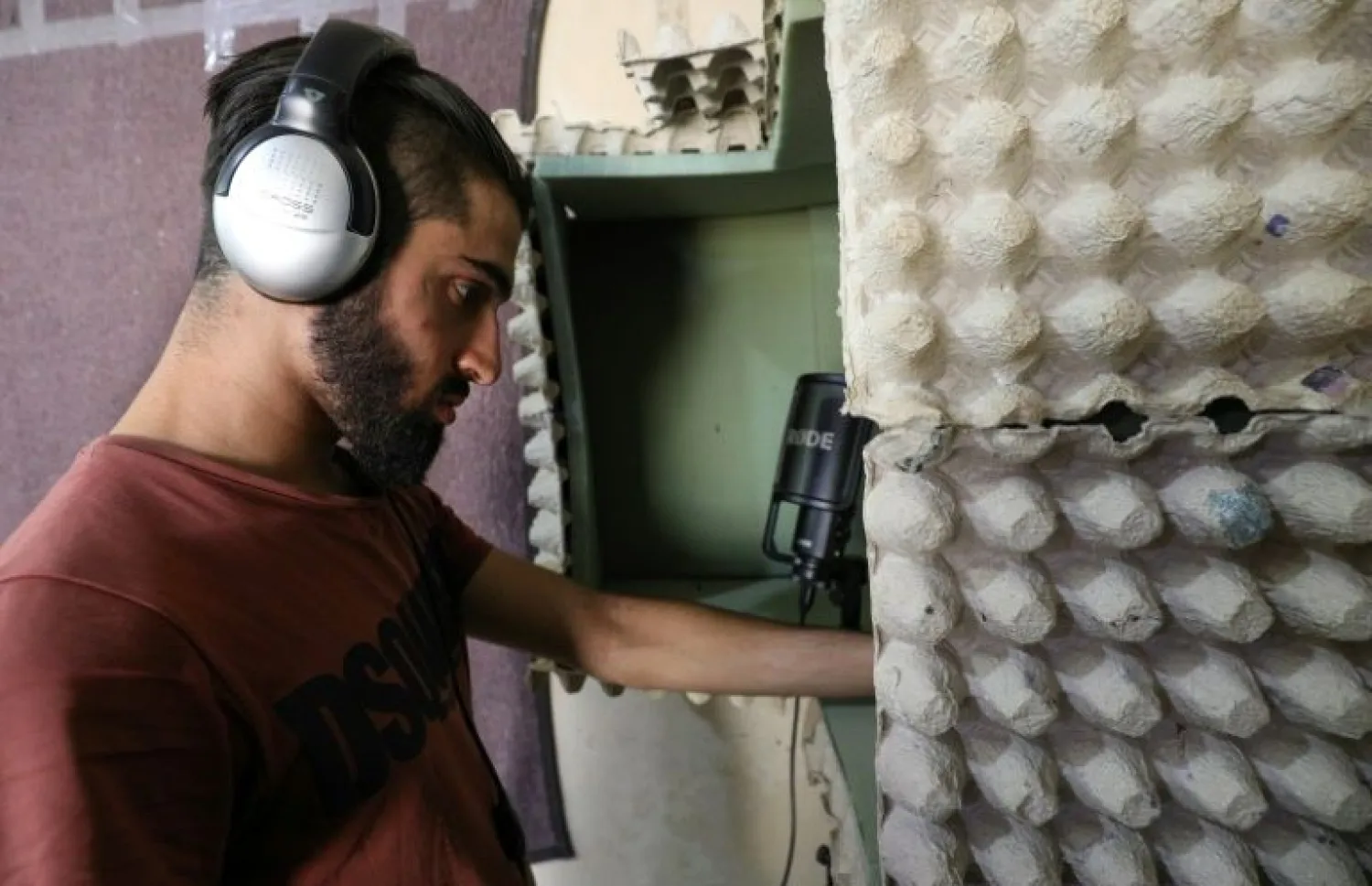 Syrian rapper Amir al-Muarri spits rhymes about dictatorship, tyranny, and social issues | AFP