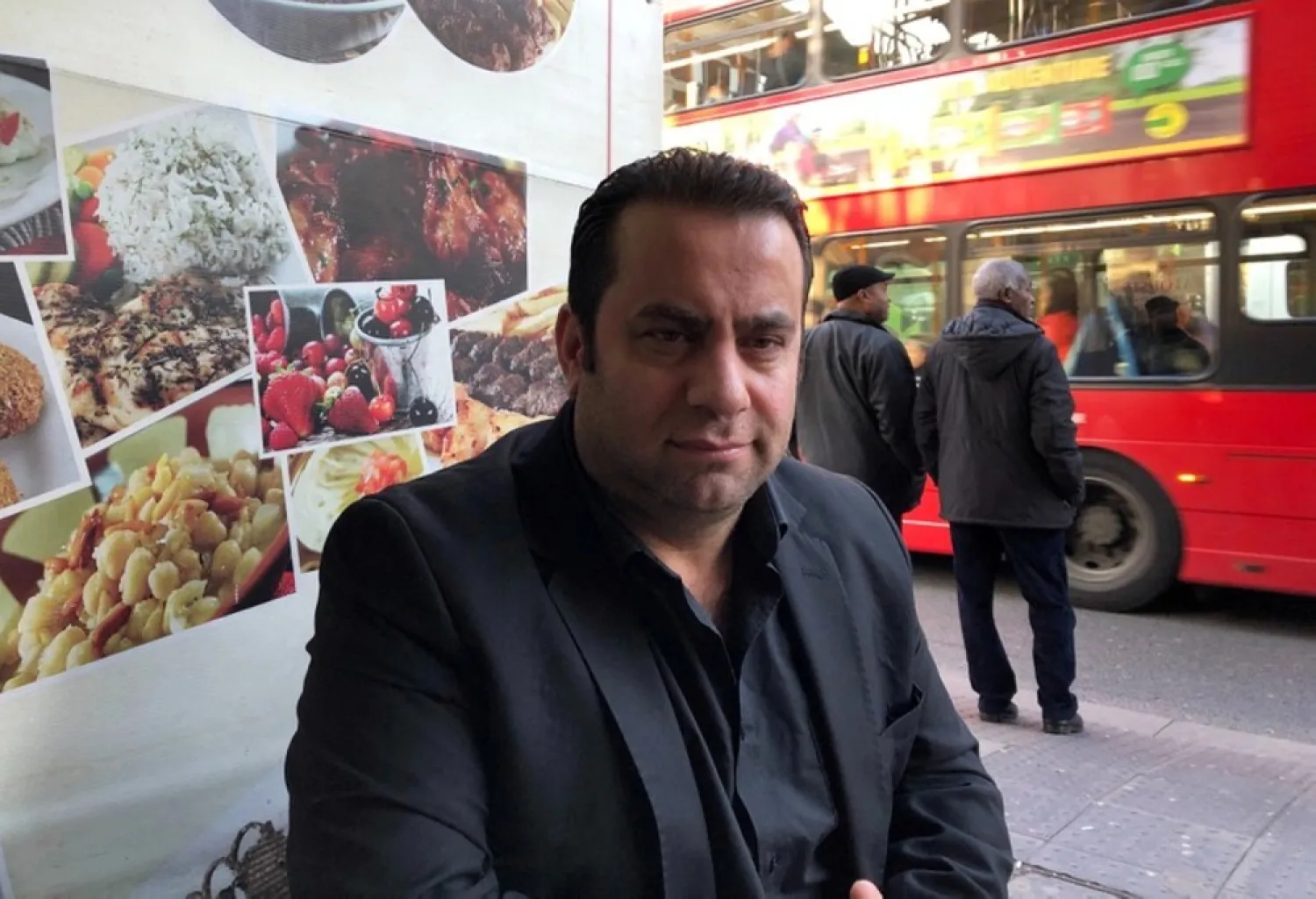 Moufid Shamms poses for a picture at Edgware Road in London, Britain, October 22, 2019. (Reuters)