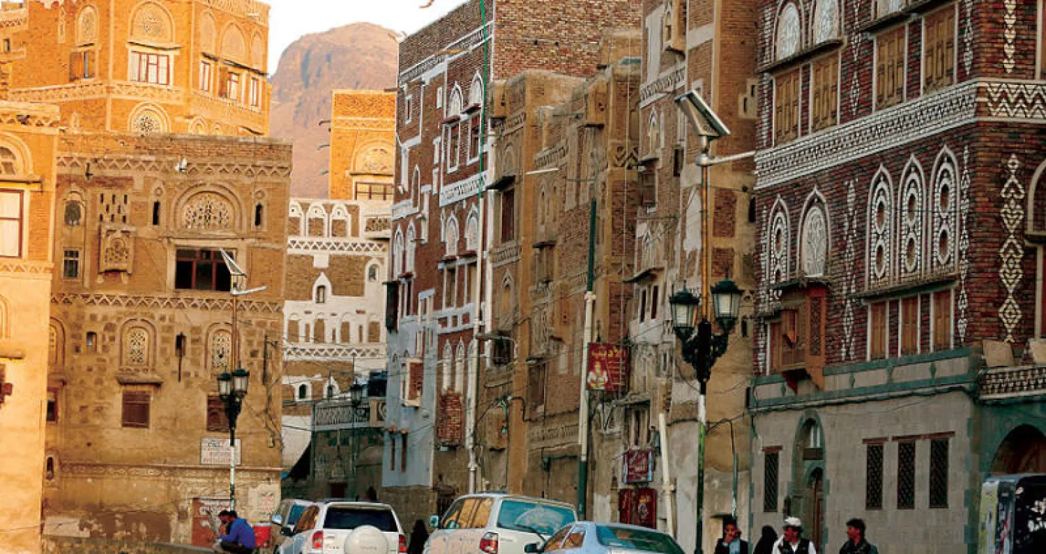منظر عام للمدينة القديمة بصنعاء (إ.ب.أ)