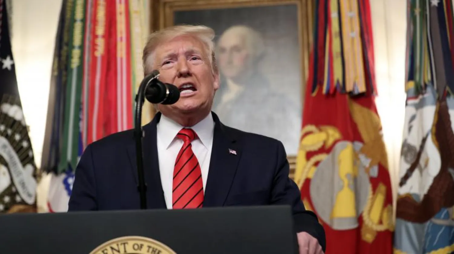 ​ABD Başkanı Donald Trump Bağdadi’nin öldüğünü açıklıyor (AP)