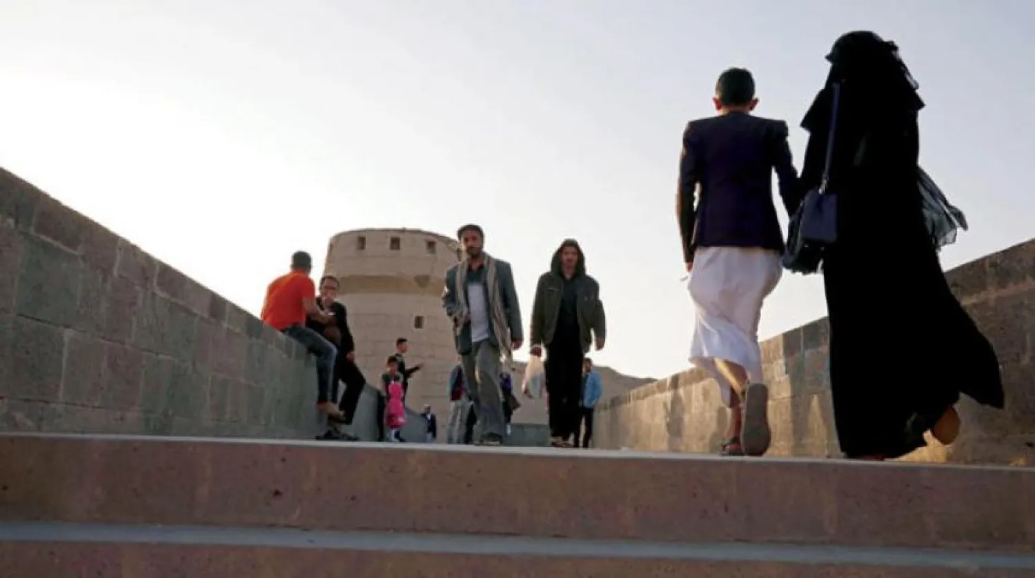 Yemenis in Sanaa | EPA 