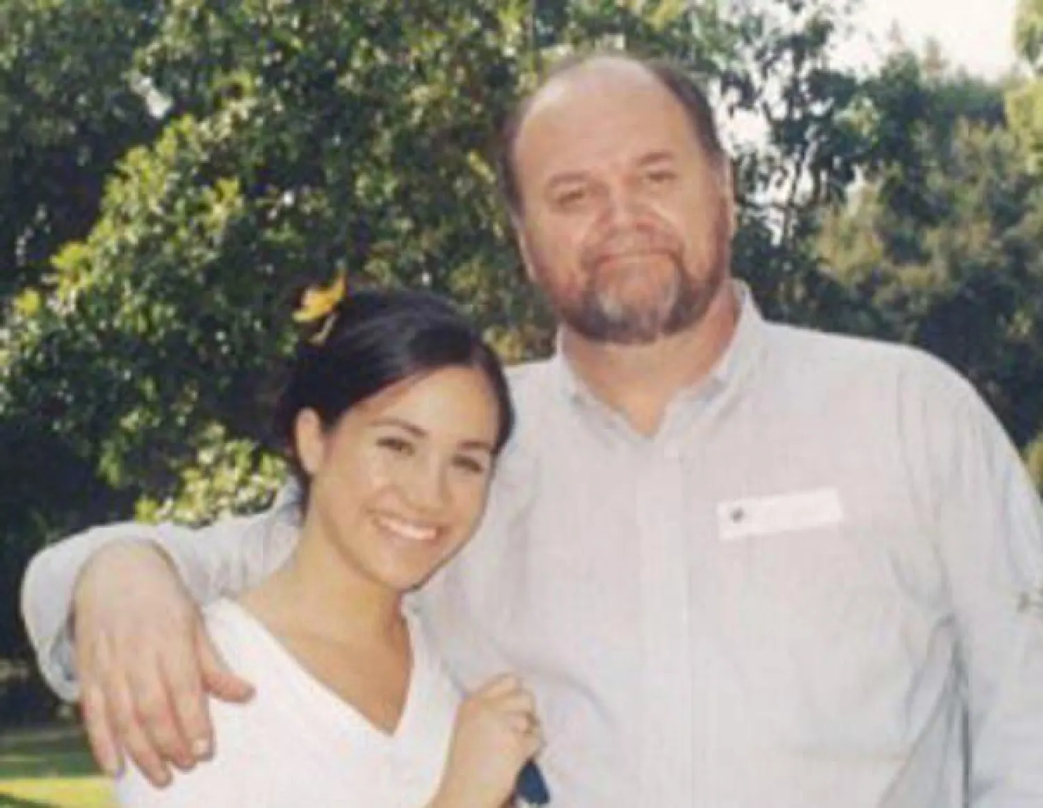 دوقة ساسكس ميغان ماركل برفقة والدها توماس (ديلي ميل)