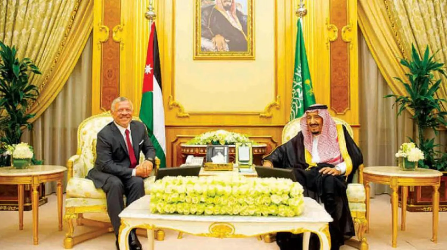 Suudi Arabistan Kralı Selman bin Abdulaziz Ürdün Kralı 2. Abdullah ile görüştü (SPA)