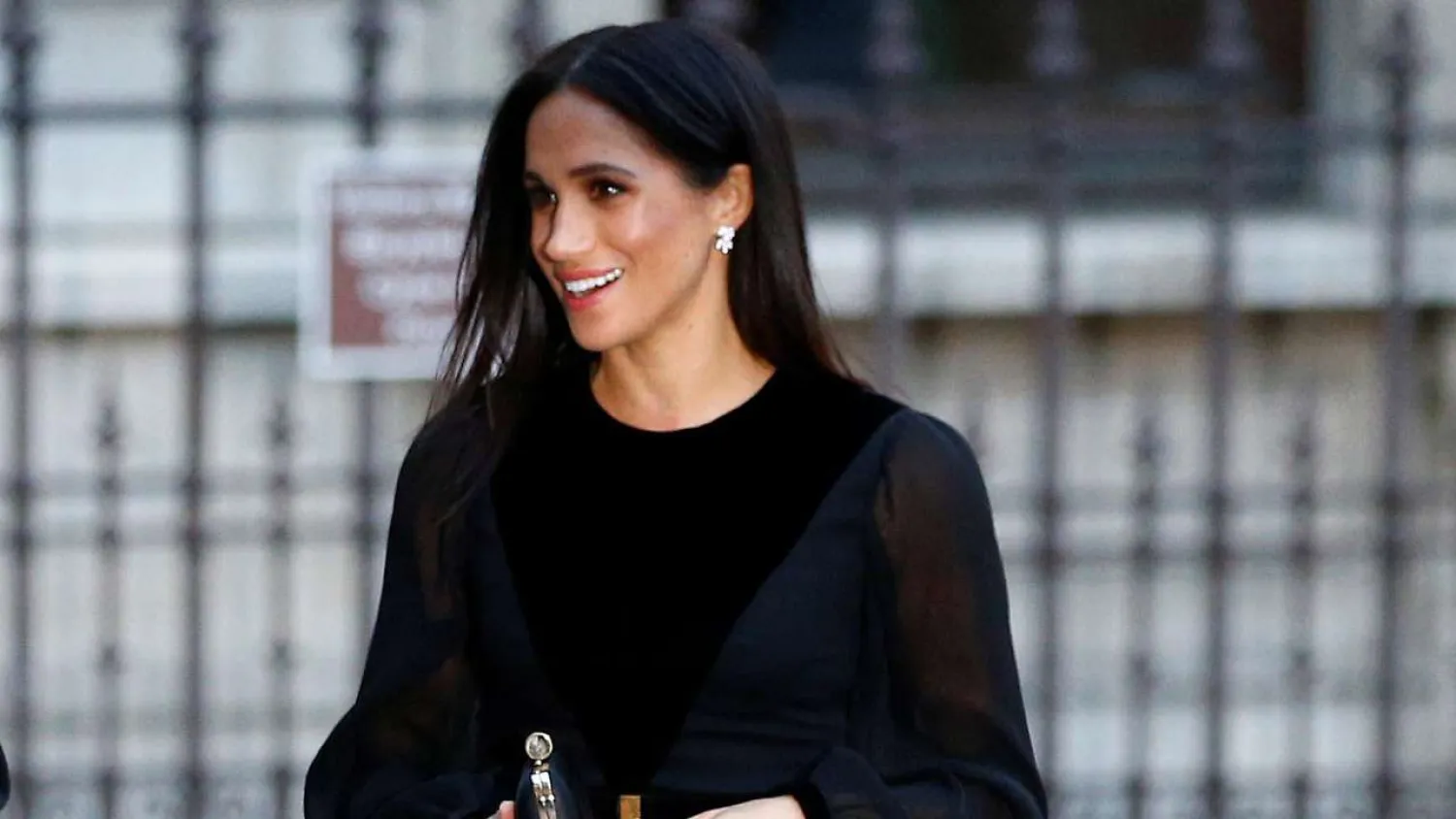 The Duchess of Sussex arrives at the opening of Oceania at the Royal Academy of Arts in London, Britain September 25, 2018. Henry Nicholls, Reuters
