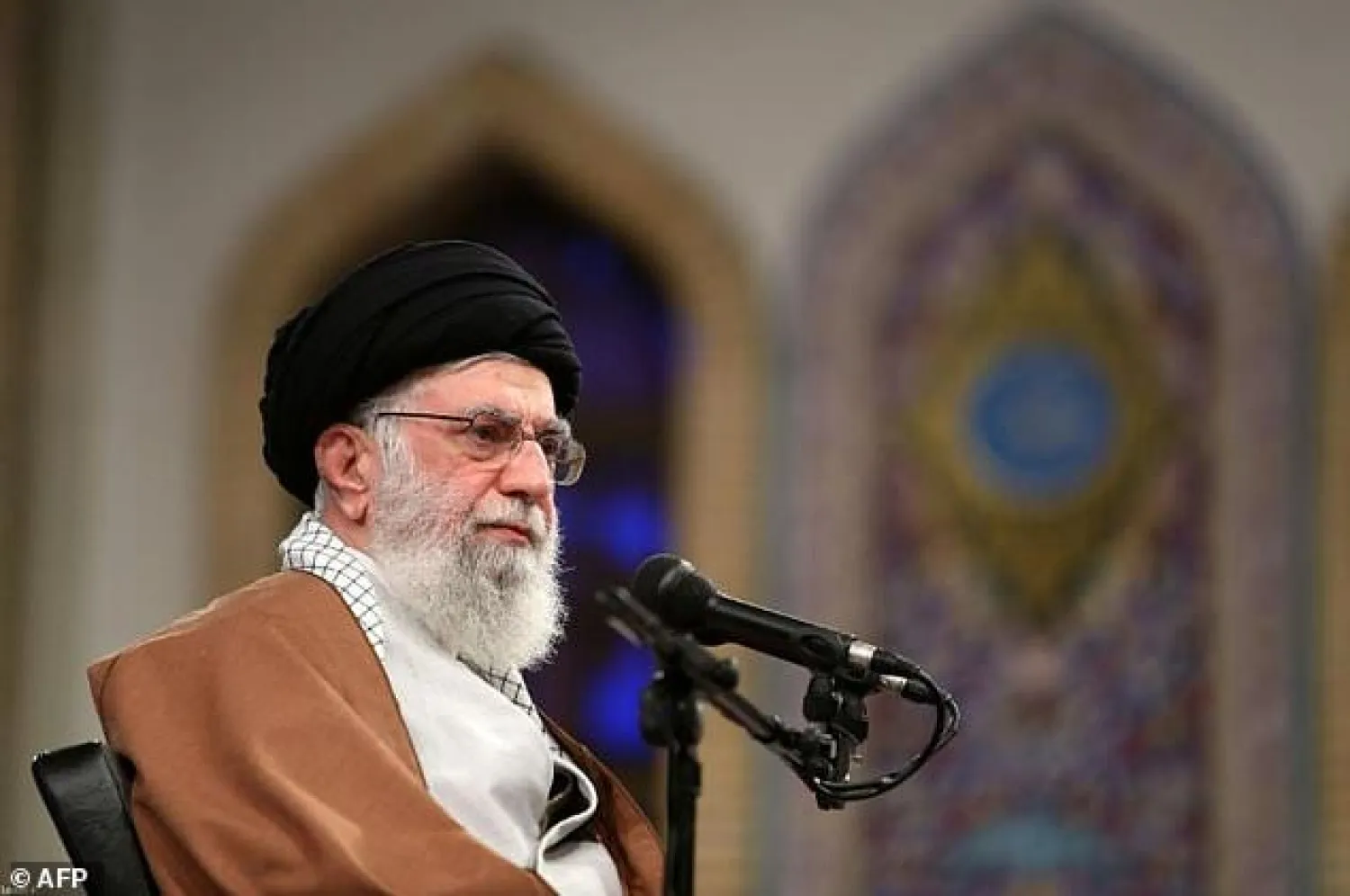 In a speech on the eve of the 40th anniversary of the hostage crisis in Tehran, Khamenei said 'nothing will come' from talking to the US. AFP

