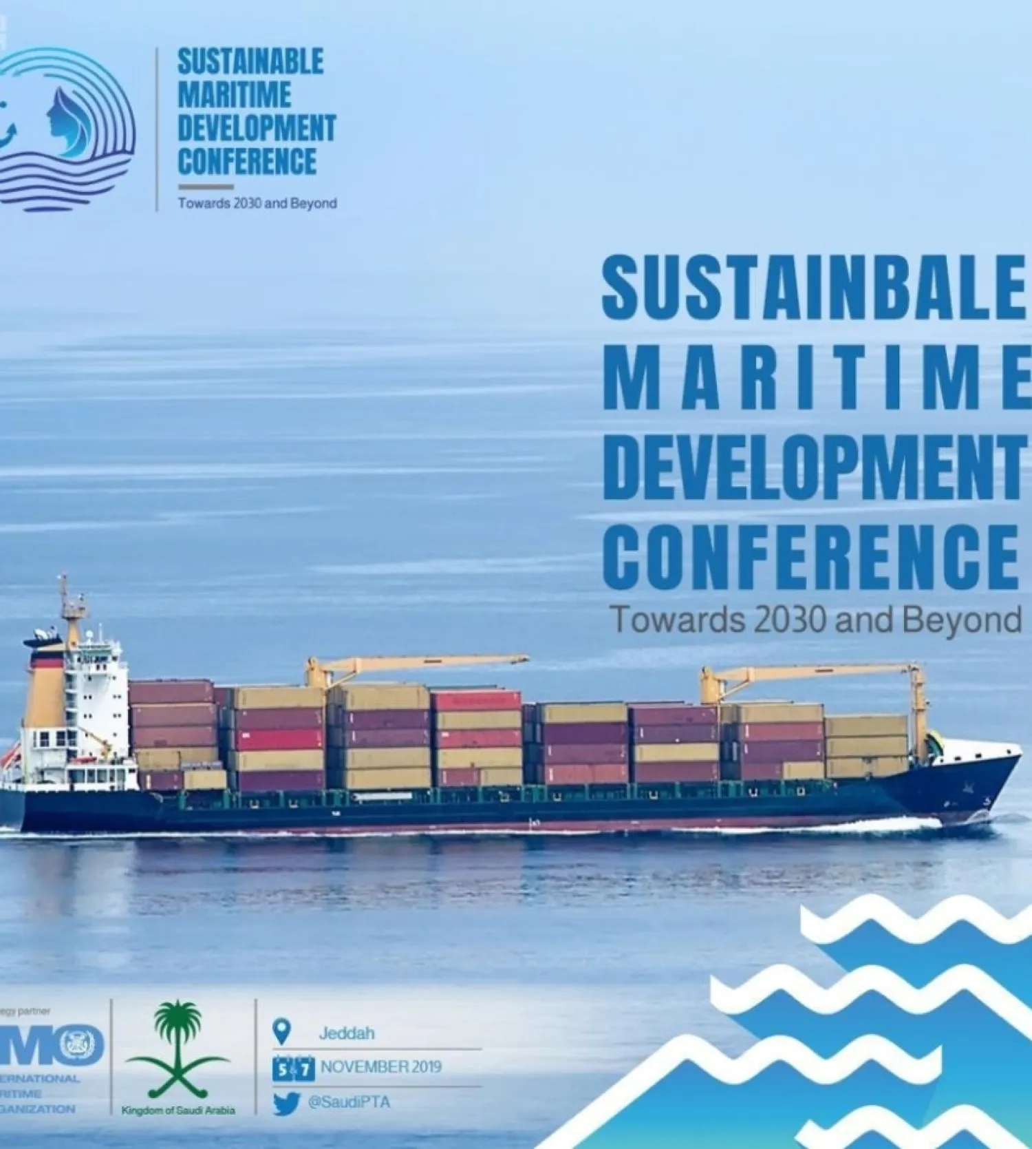 Saudi Arabia will host a sustainable maritime development conference on Tuesday.