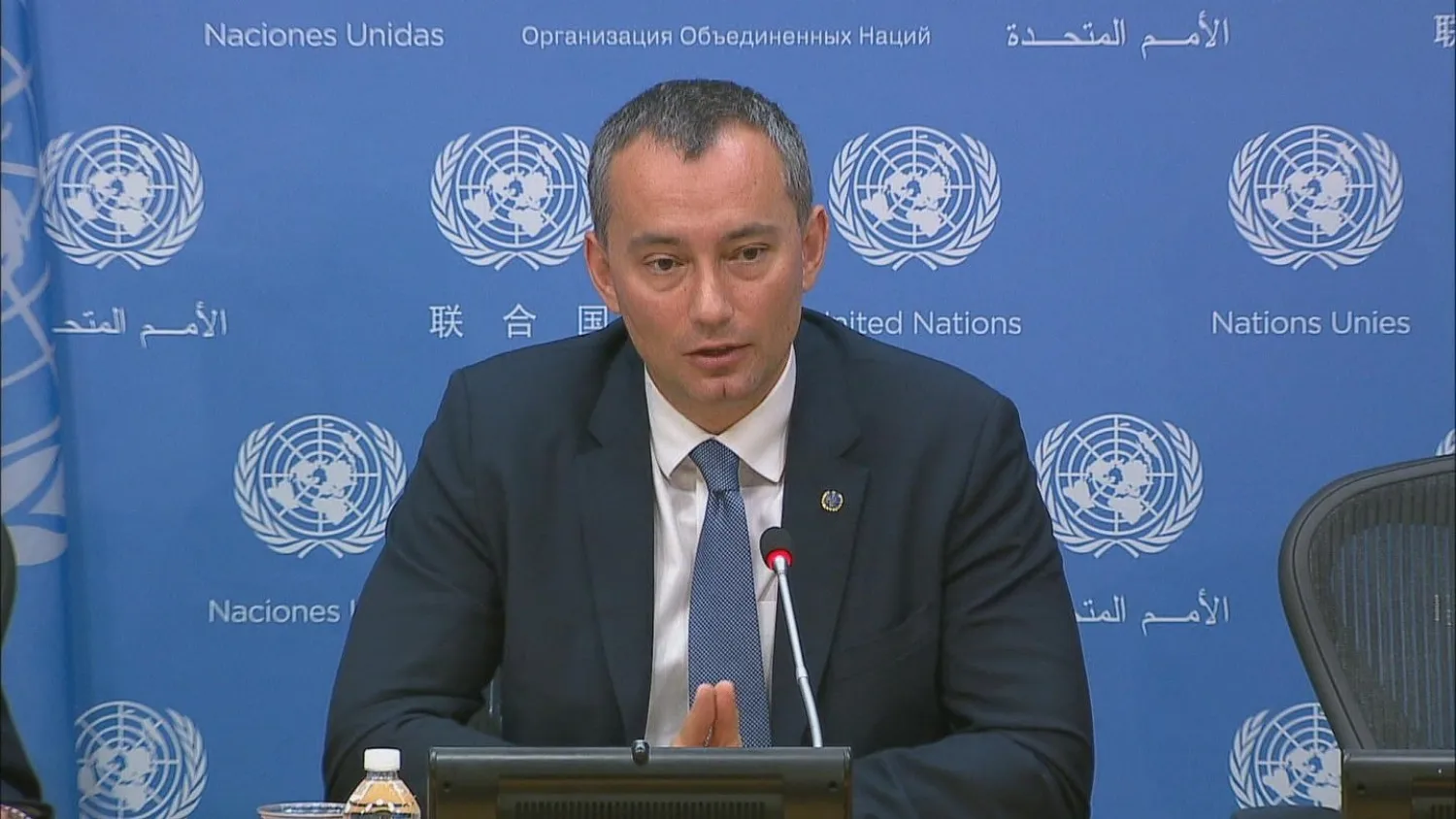 UN Envoy for the peace process in the Middle East Nikolai Miladinov (UN Photo)

