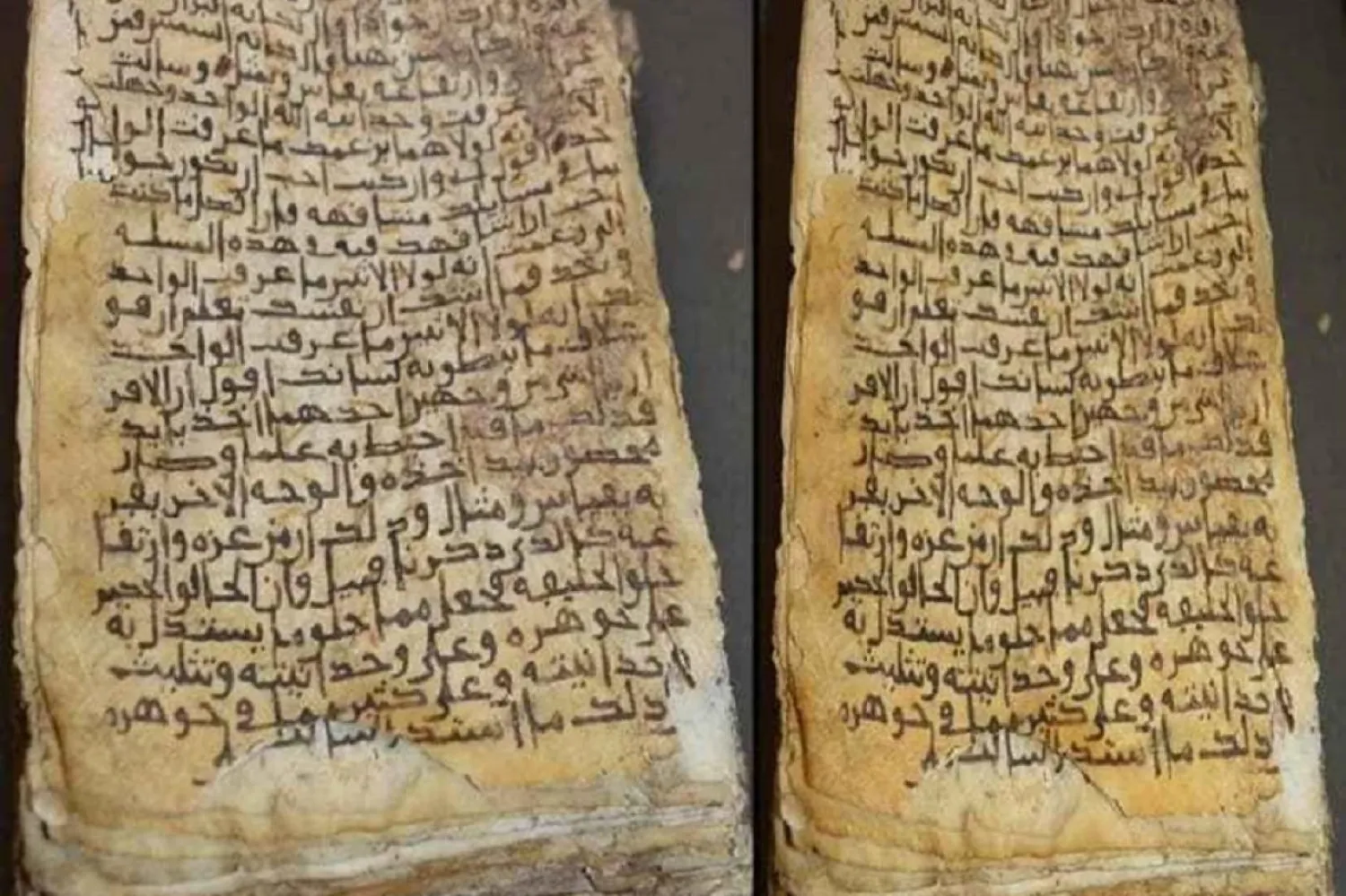 St. Catherine Manastırı kütüphanesinde yaklaşık 4 bin 500 el yazması kitap, tarihi kayıtlar, haritalar ve resimler bulunuyor (Independent Arabia)