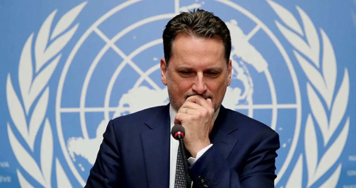 المفوض العام السابق للـ«أونروا» بيار كراينبول بمقر الأمم المتحدة في جنيف سبتمبر الماضي (رويترز)