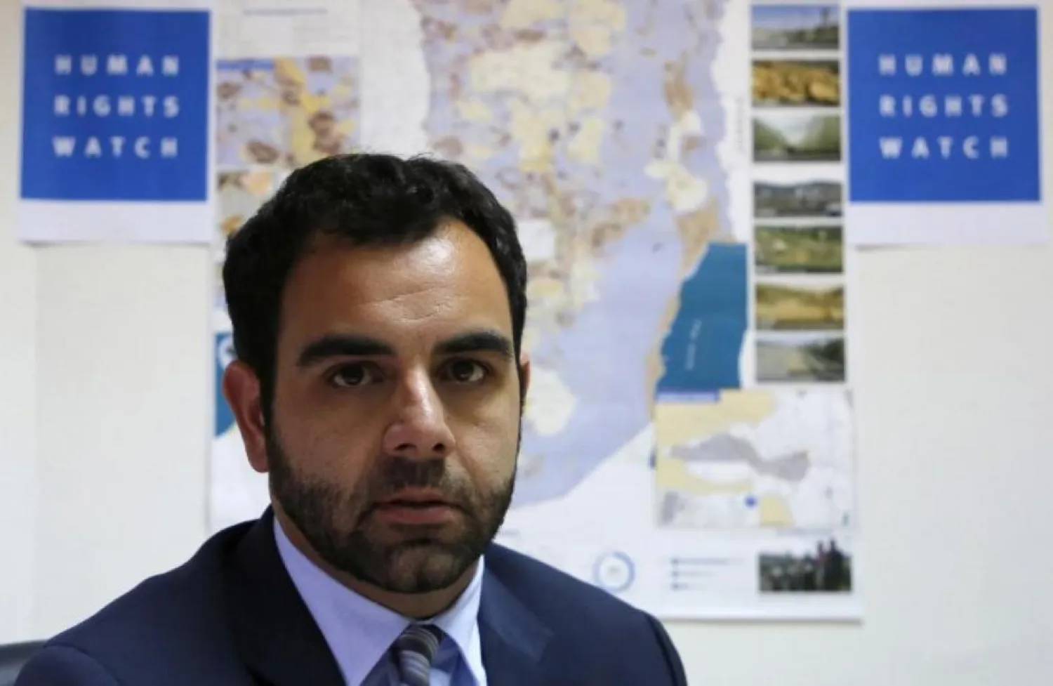 Human Rights Watch (HRW) Palestine director Omar Shakir in Ramallah (File Photo: AFP)

