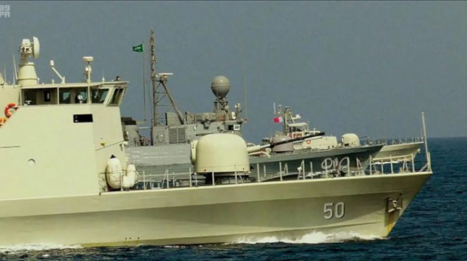 مناورات بمشاركة القوات السعودية وسلاح البحرية البحريني في مياه الخليج العربي (أرشيفية - الشرق الأوسط)