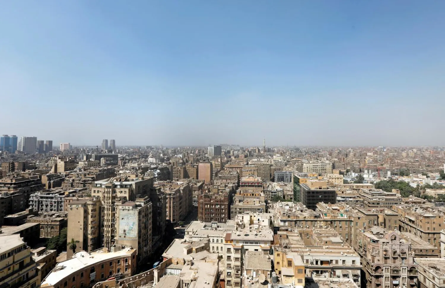 FILE PHOTO: A general view of banks, hotels, office and residential buildings in the center of Cairo, Egypt, September 13, 2018. REUTERS/Amr Abdallah Dalsh
