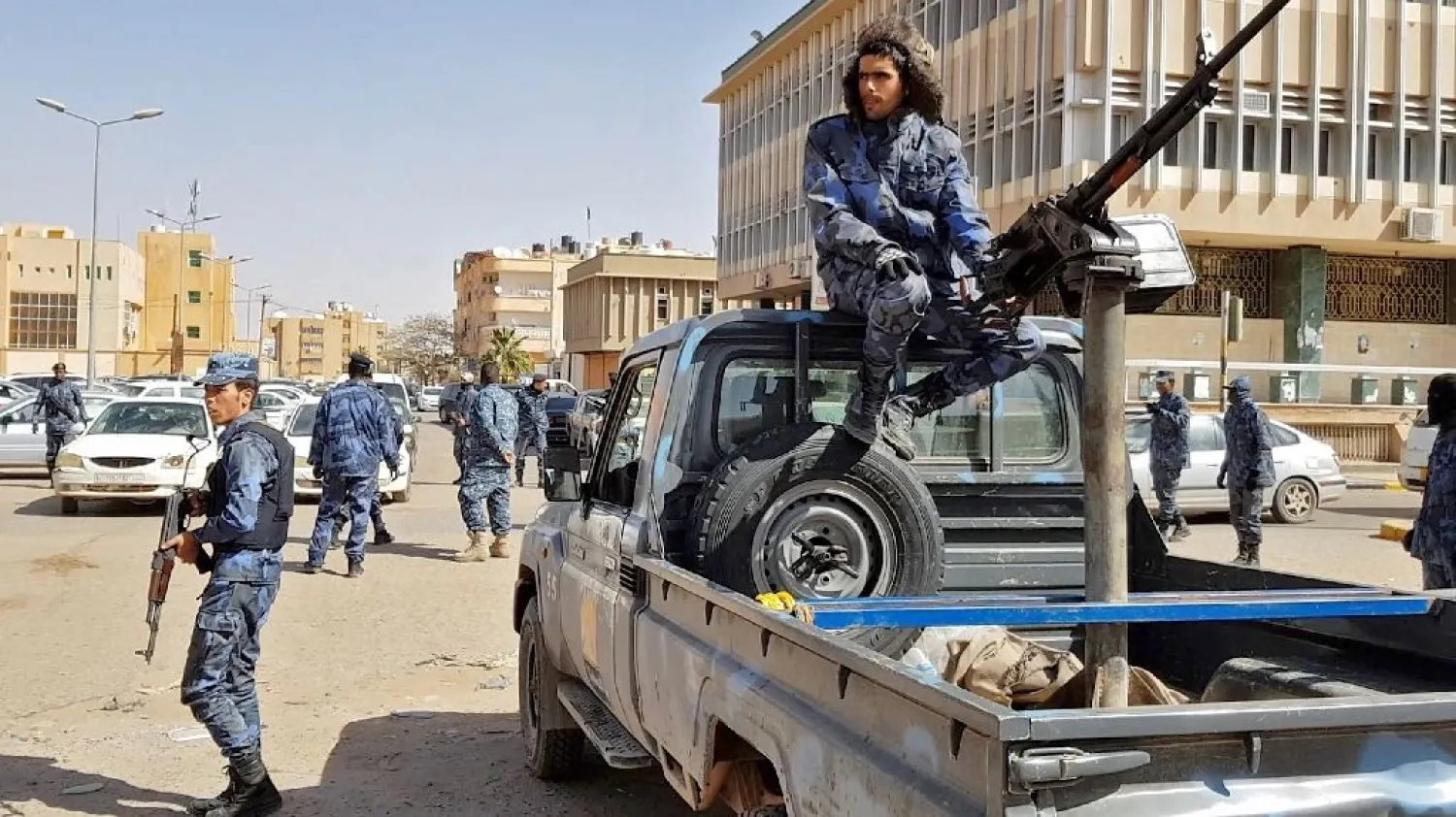 Haftar's forces already overran most of the remote oases and oilfields of the desert south earlier this year, including its main city Sebha (AFP)
