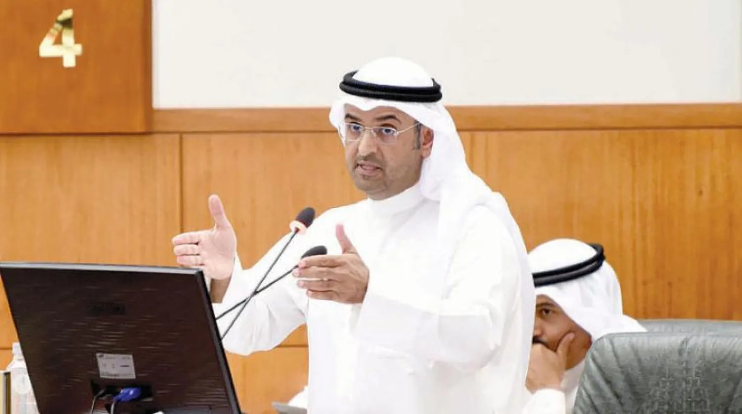 Kuwaiti finance minister Nayef al-Hajraf (KUNA)
