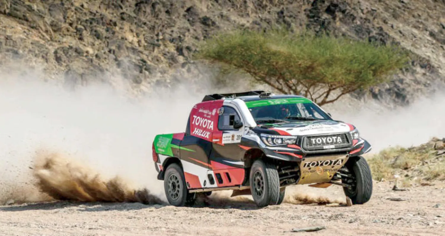 الراجحي ما زال في مطاردة محمومة مع ابن سعيدان في رالي العلا نيوم (الشرق الأوسط)