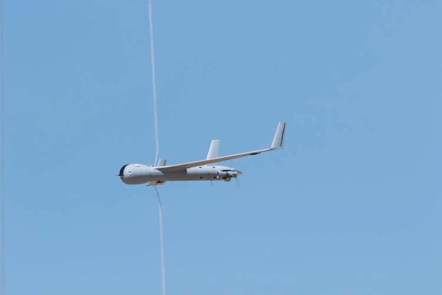 A ScanEagle drone is shown during an Insitu customer event in Mazagon, Spain May 15, 2018, Courtesy Insitu/Handout via REUTERS