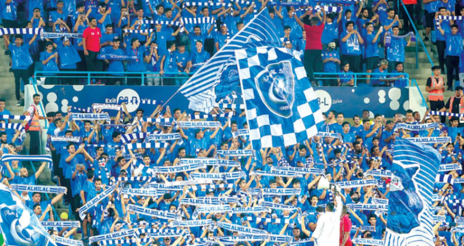 مدرجات الهلال كما بدت أمس (تصوير: سعد العنزي)