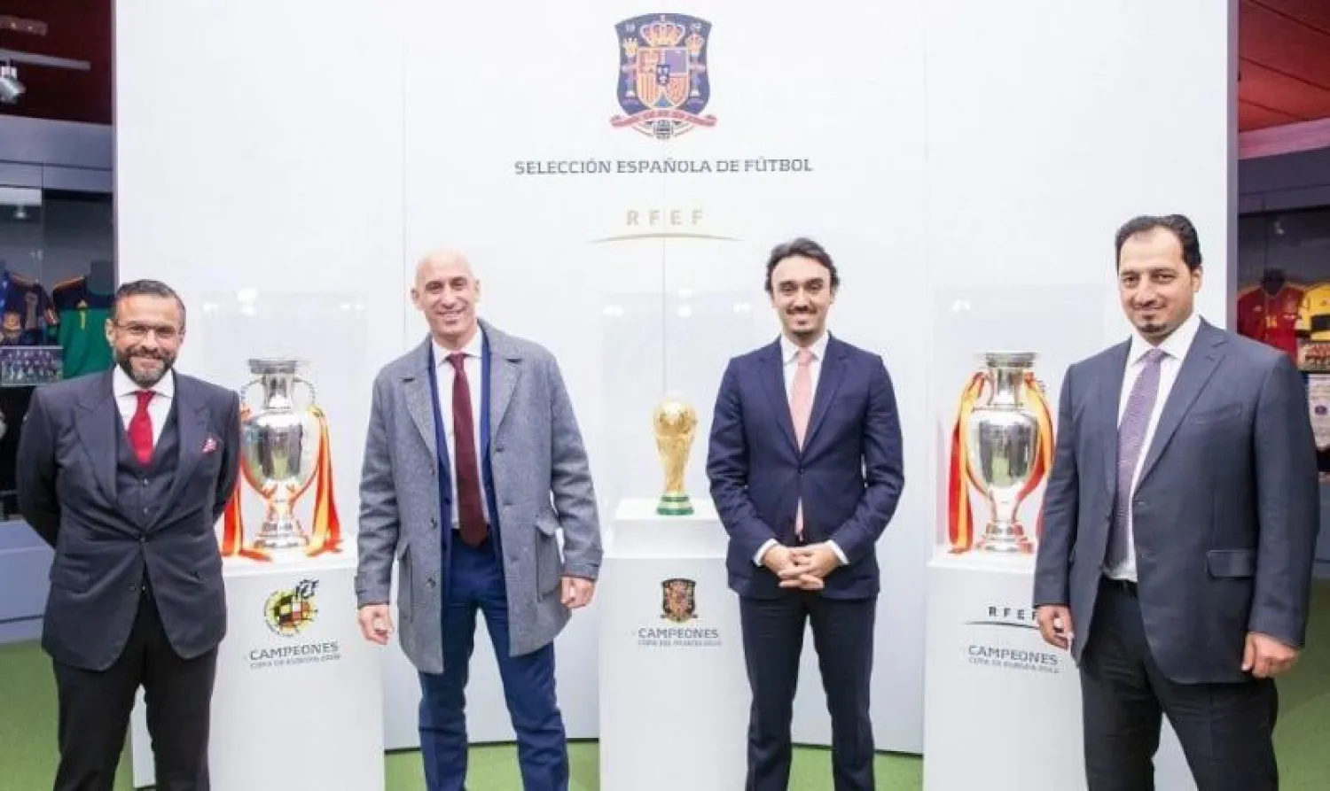 جانب من حفل قرعة «نسخة 2020» لكأس السوبر الإسباني بمدينة مدريد (واس)