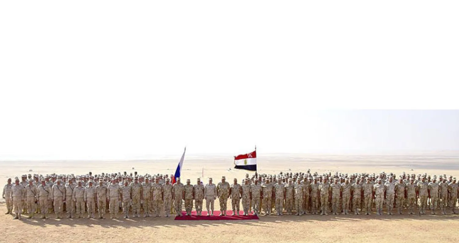 القوات المشاركة في فعاليات التدريب العسكري المصري-الروسي (المتحدث العسكري المصري)
