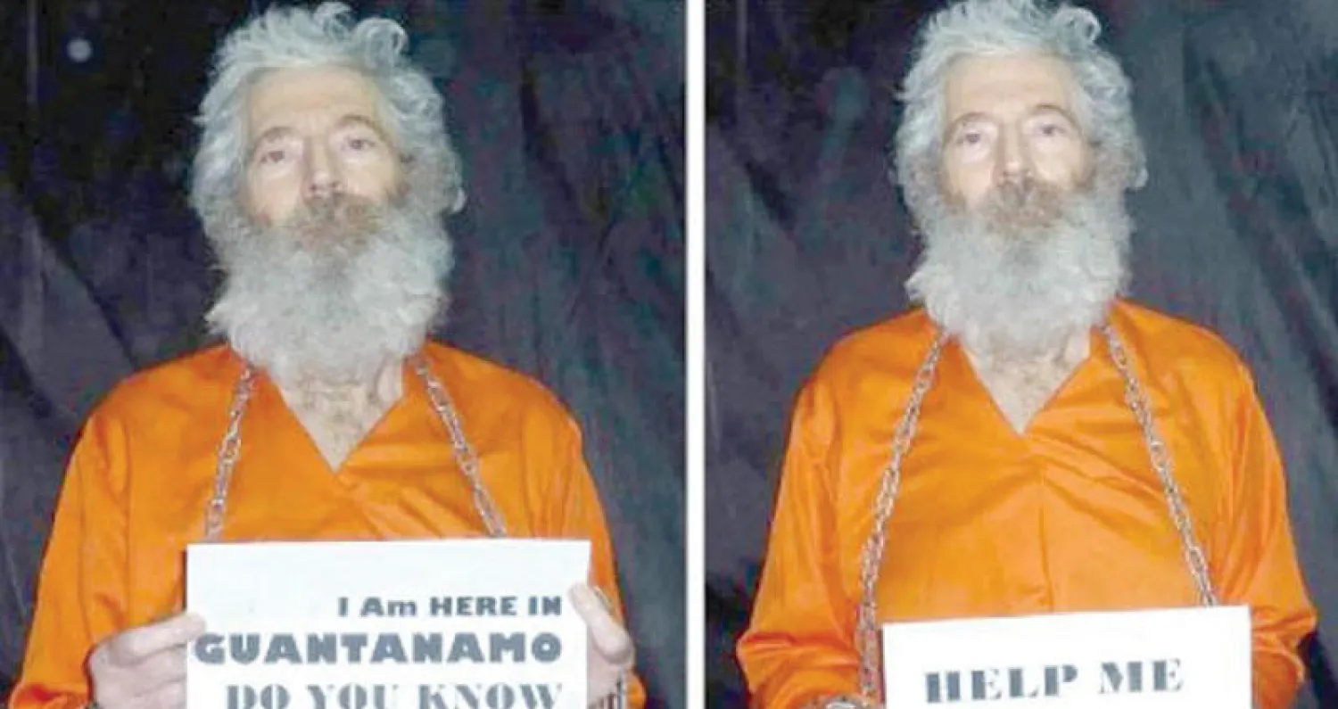 صور لروبرت ليفنسون كان راديو أوروبا الحرة قد أعطاها لأسرته عام 2011 (أ.ف.ب)