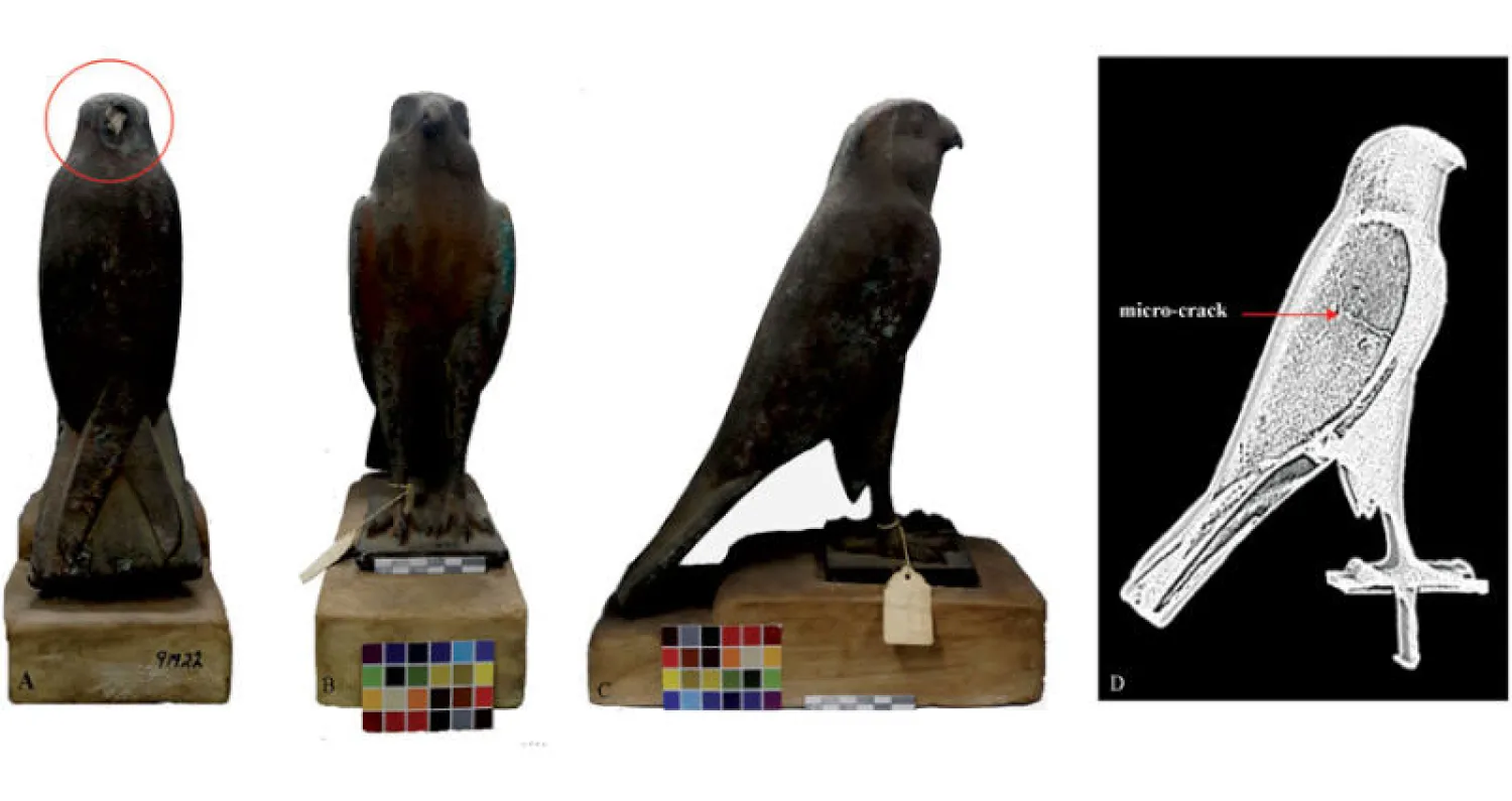 التصوير المقطعي يكشف أسرار تابوت حورس