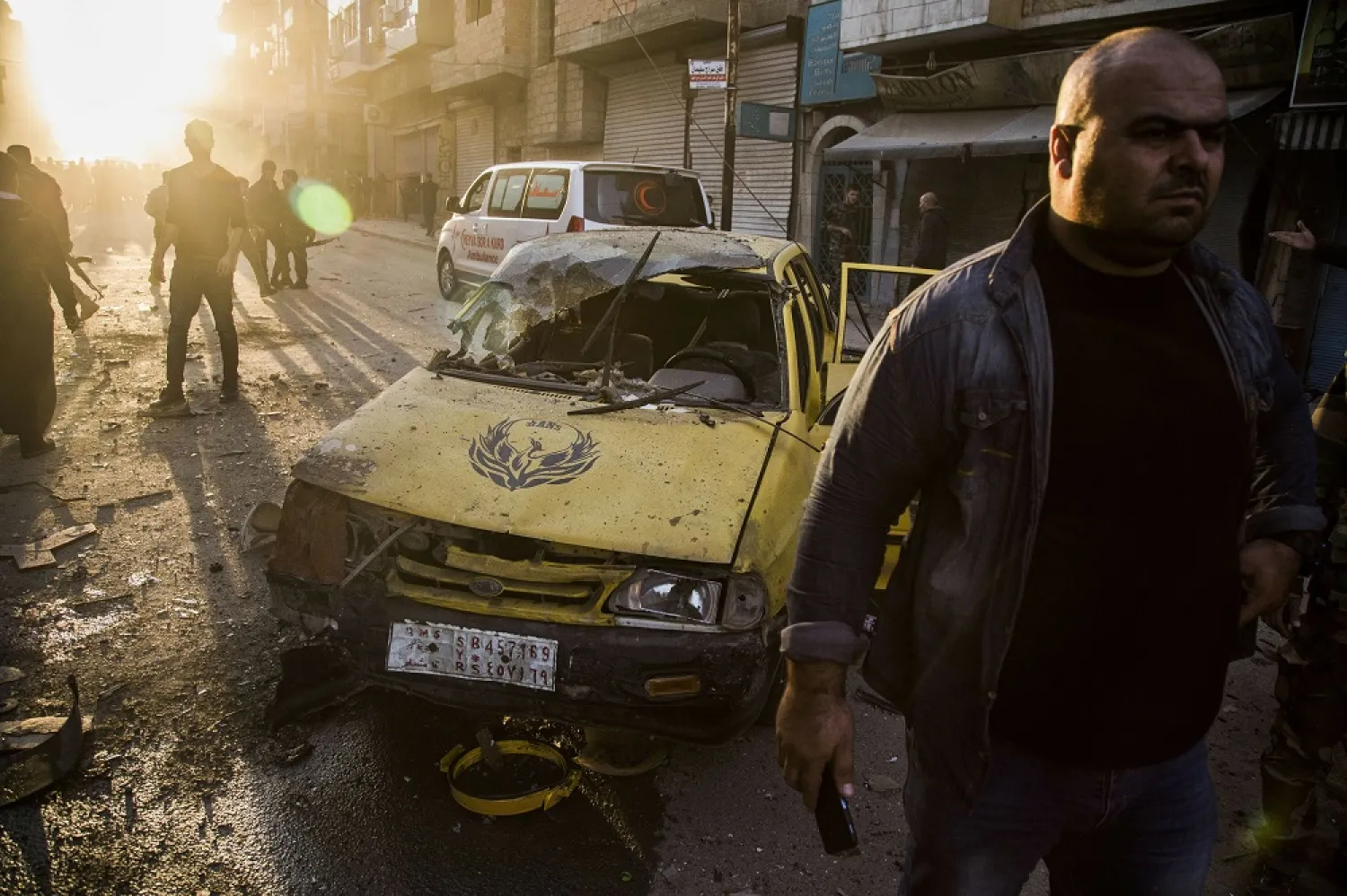 Six people were killed in three simultaneous bombings in Qamishli. (AP)