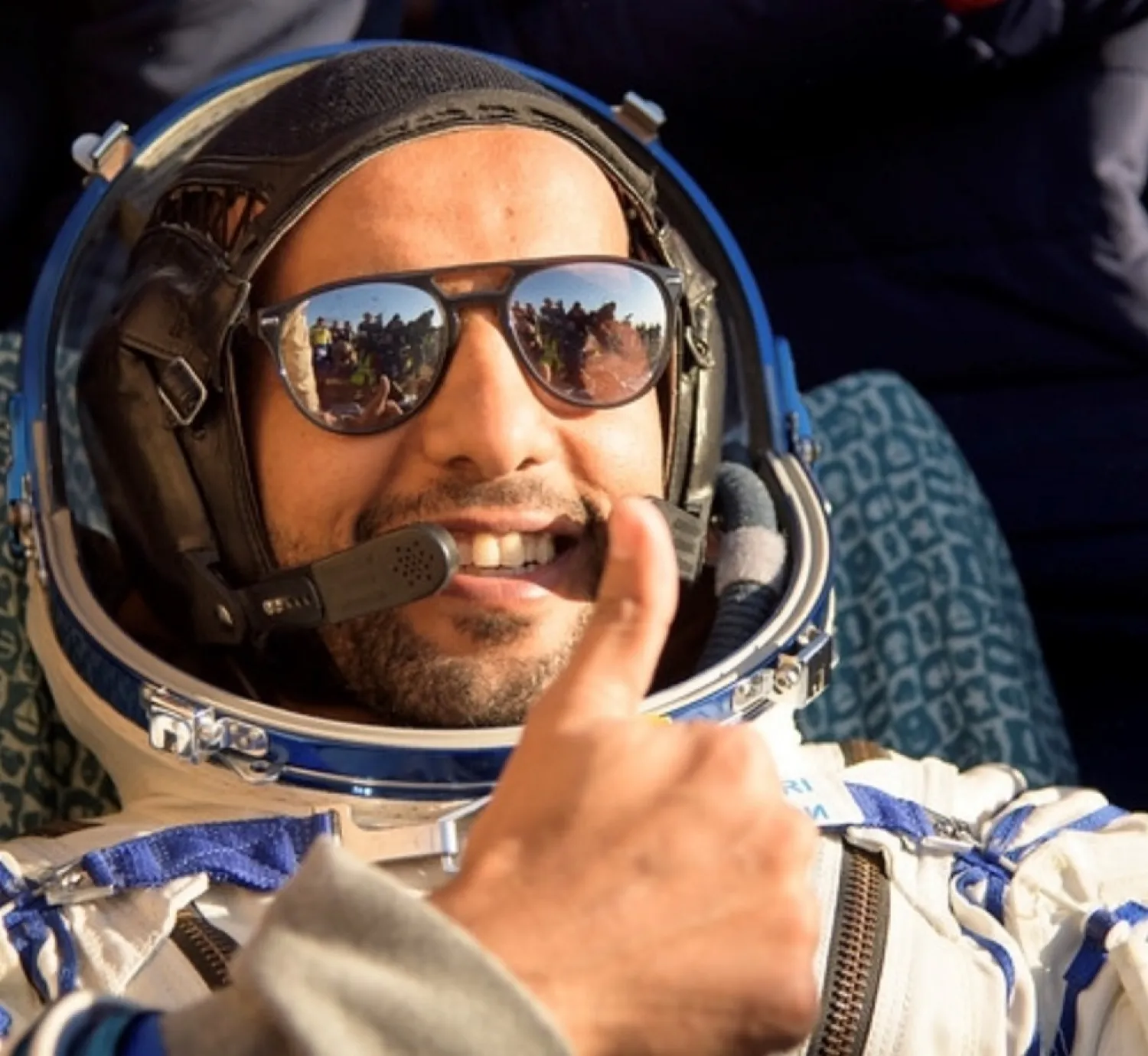 Emirati astronaut Hazzaa al-Mansoori. (WAM)