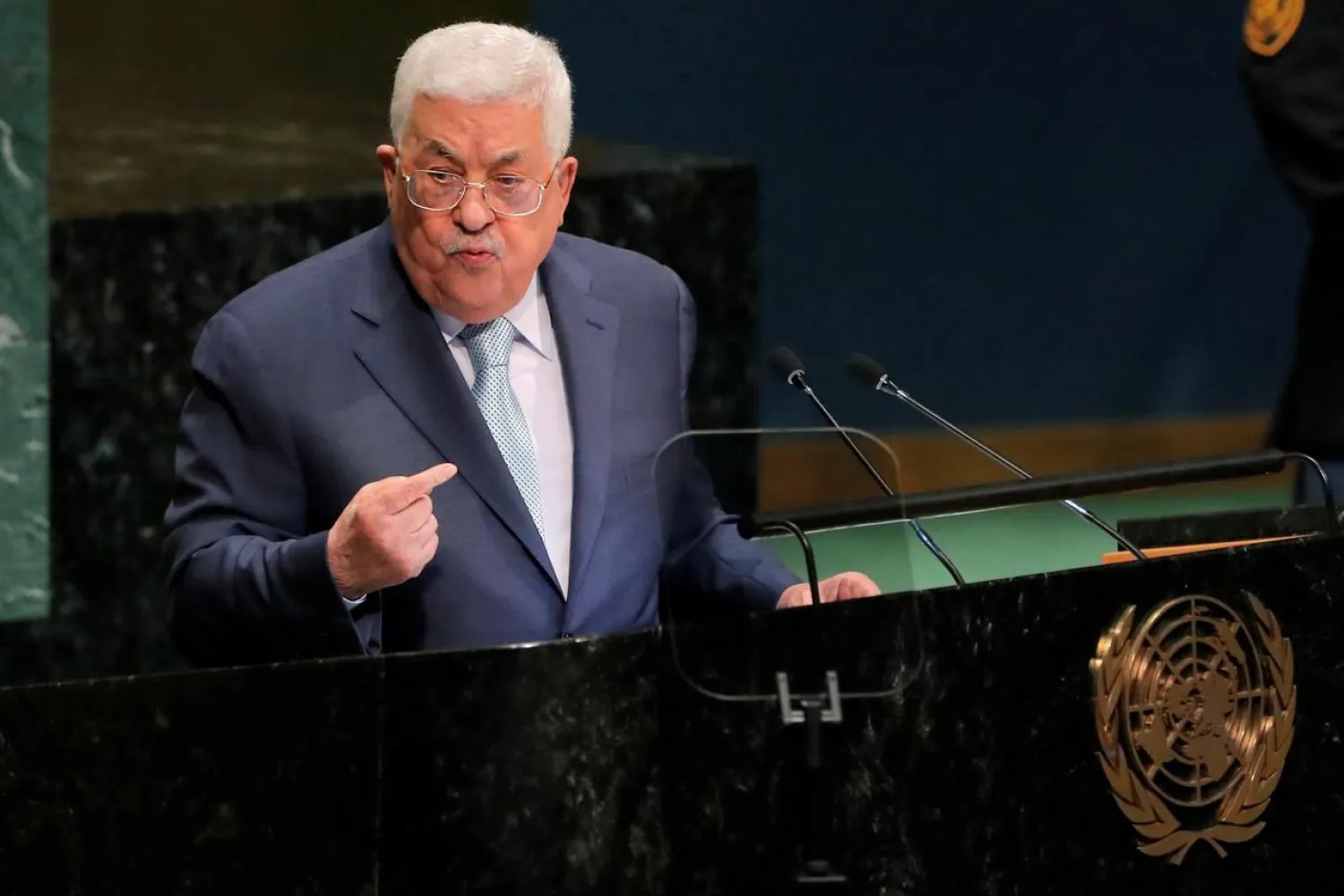 Palestinian President Mahmoud Abbas. (Reuters)