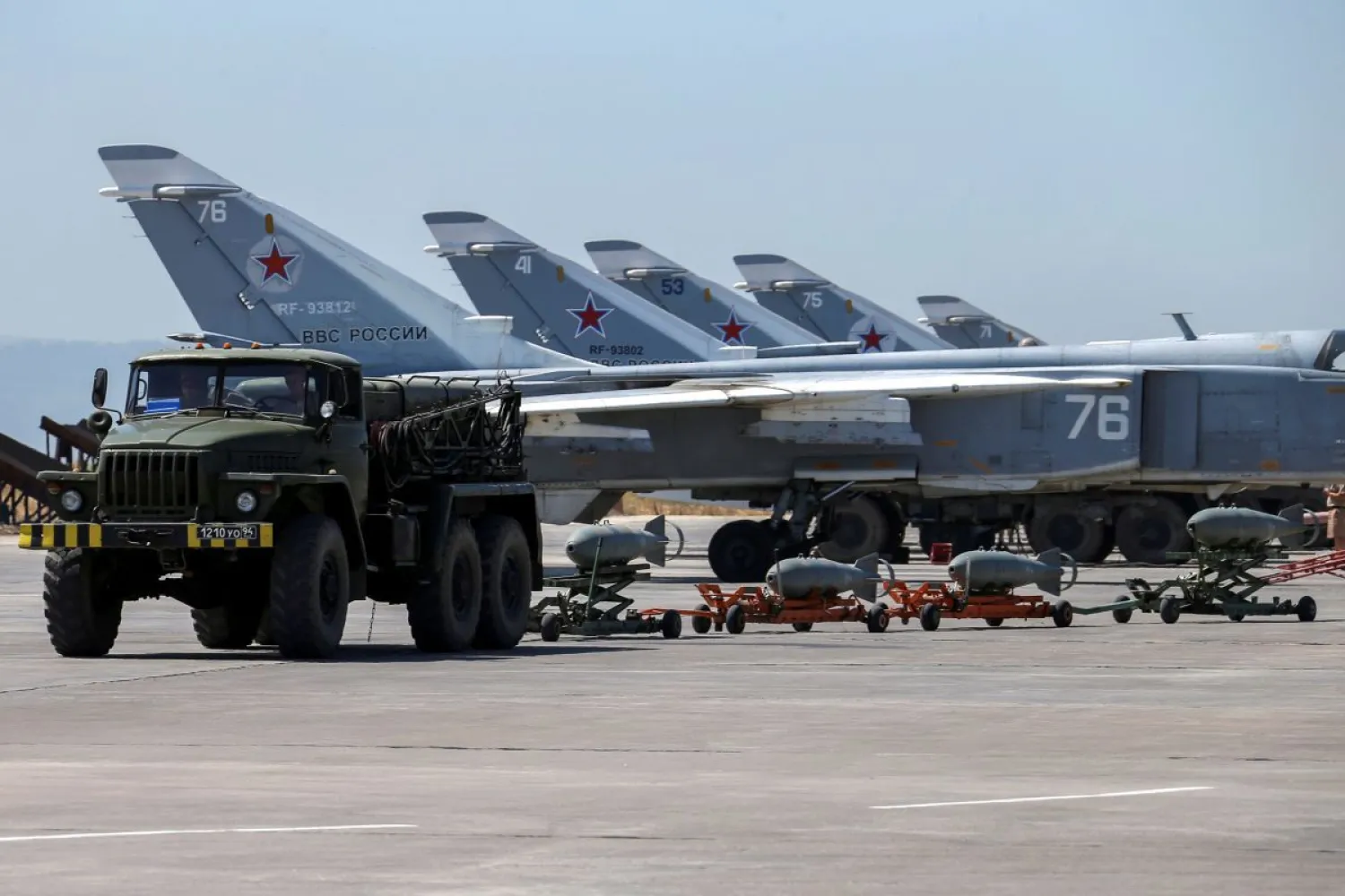 Russia currently controls the Hmeimim airbase in Syria. (Reuters)