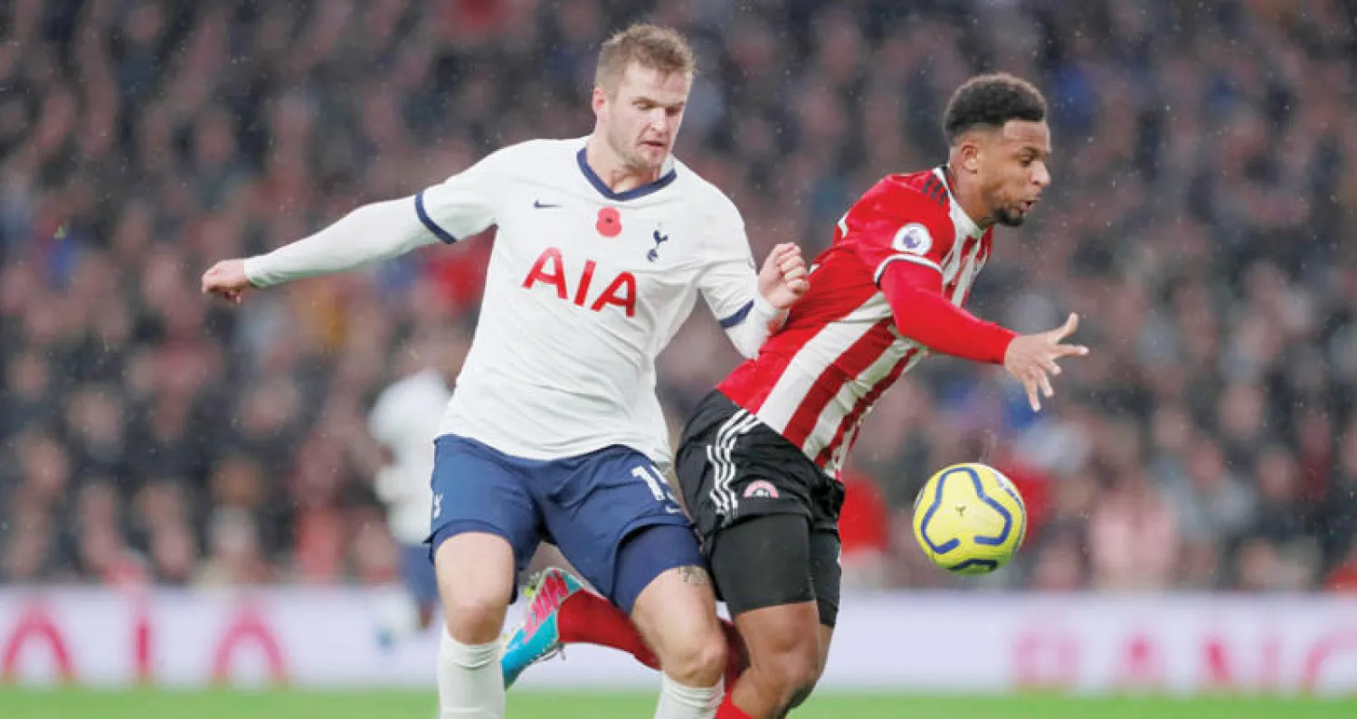 داير (يسار) شارك في مواجهة شيفيلد يونايتد الأخيرة