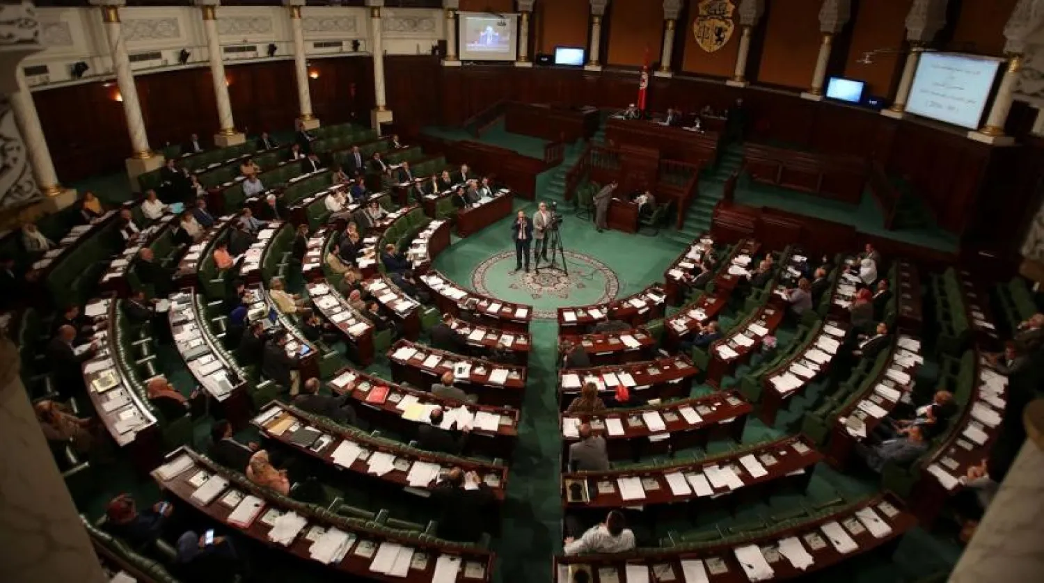 A general view shows the Assembly of the Representatives of the People in Tunis, Tunisia, May 10, 2016. Reuters