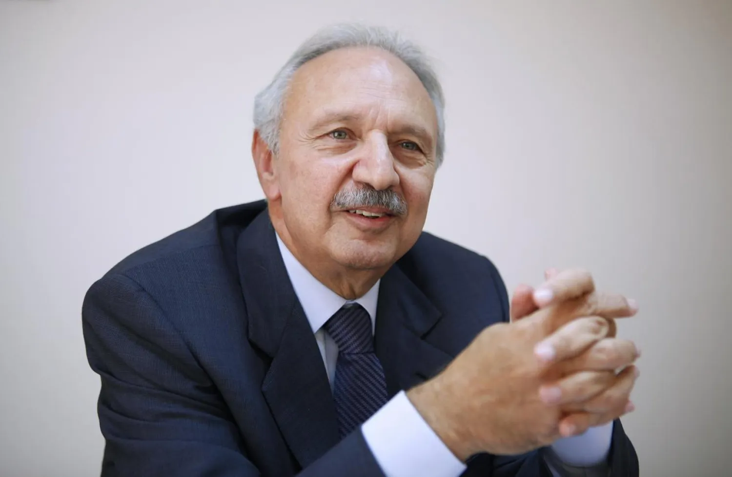 FILE PHOTO: Mohammad Safadi speaks during the Reuters Middle East Investment Summit in Beirut, October 20, 2010. REUTERS/Cynthia Karam