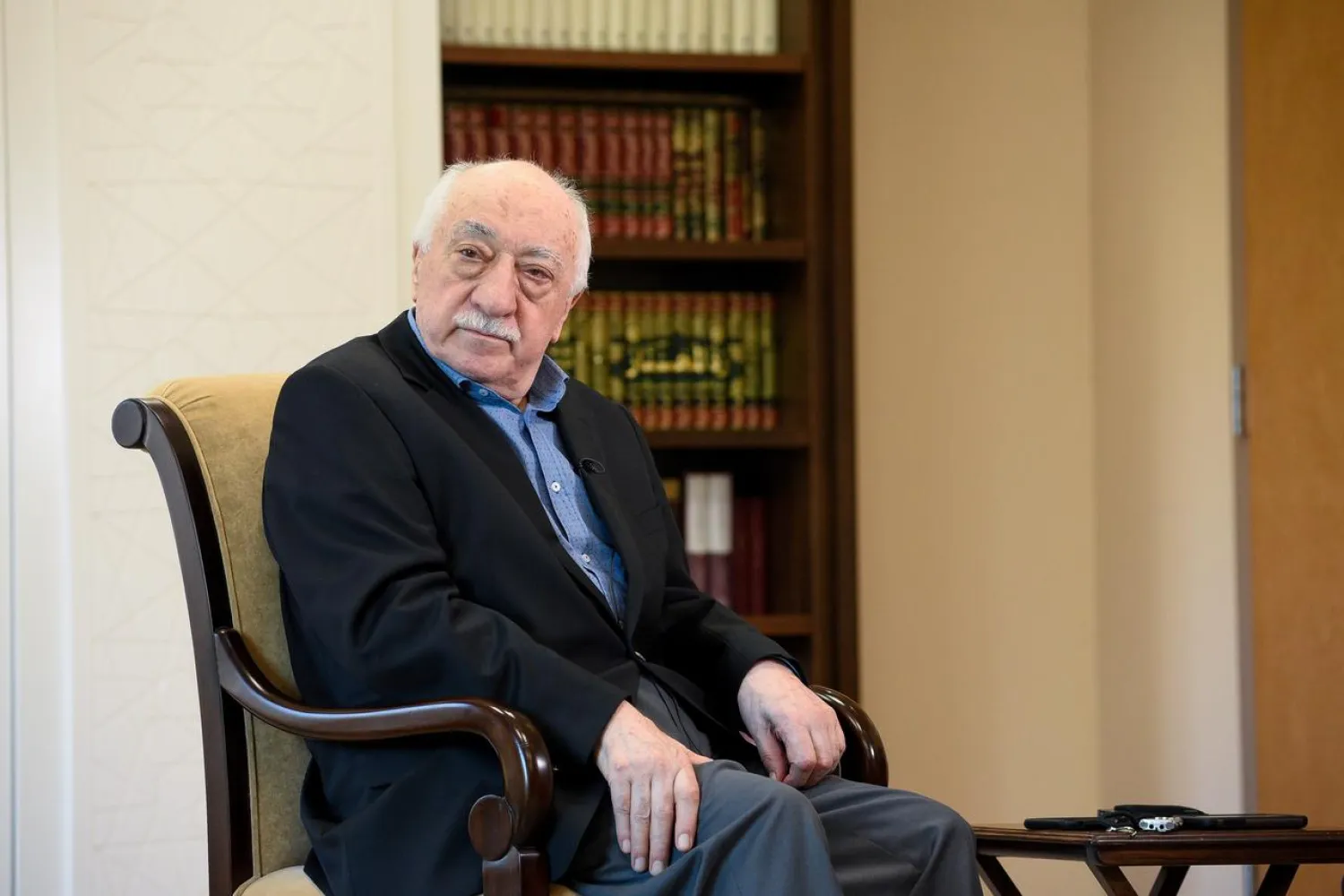 US-based Turkish cleric Fethullah Gulen at his home in Saylorsburg, Pennsylvania, US July 10, 2017. (Reuters)
