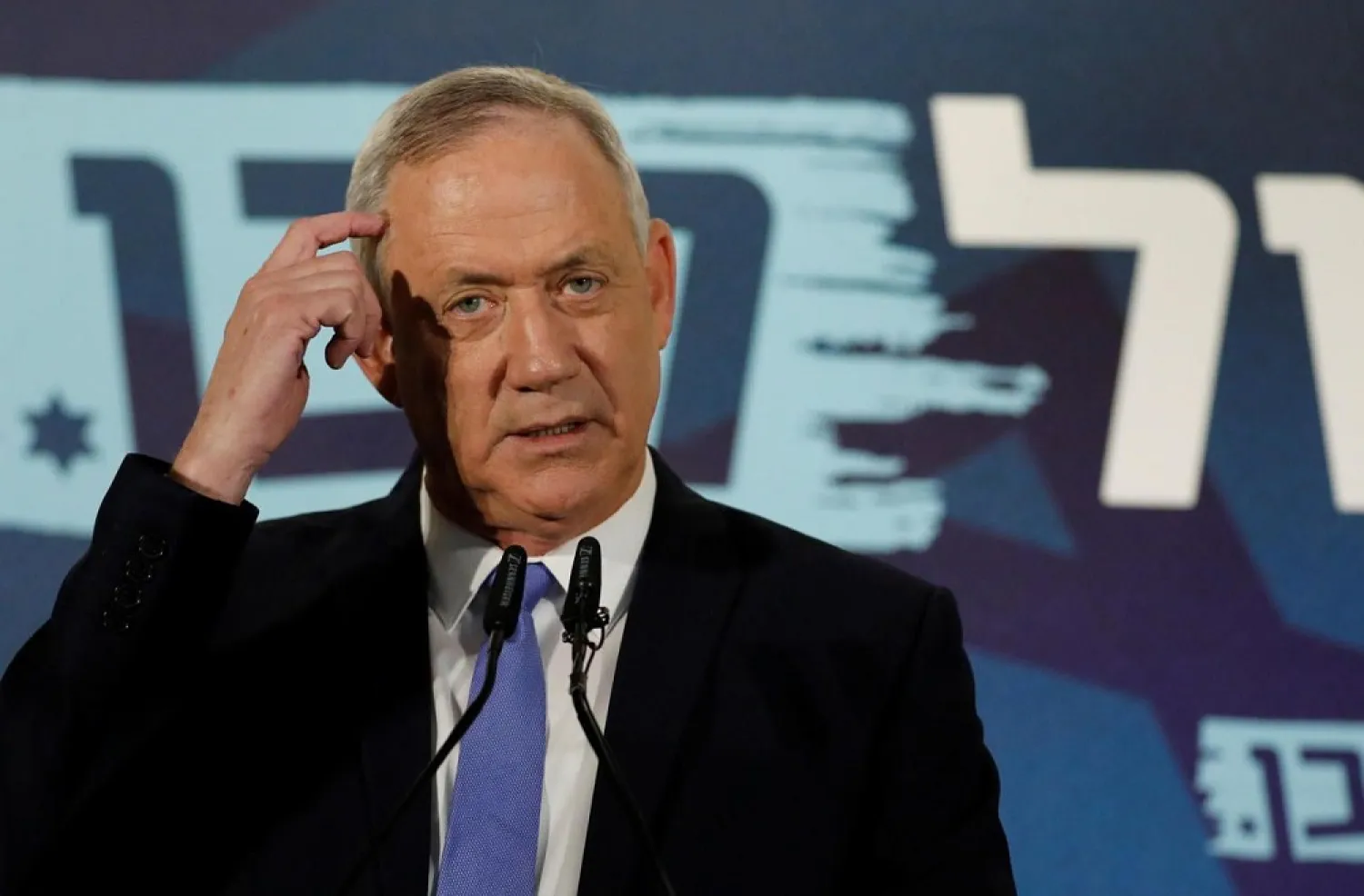 Blue and White leader Benny Gantz. (Reuters)