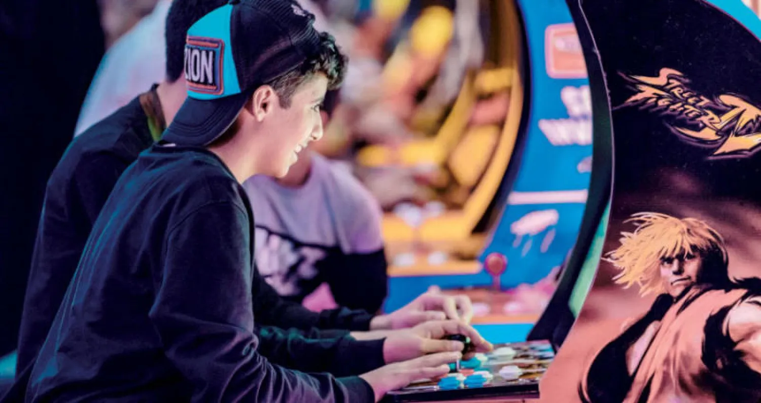 جانب من مهرجان الألعاب الإلكترونية في «موسم الرياض»