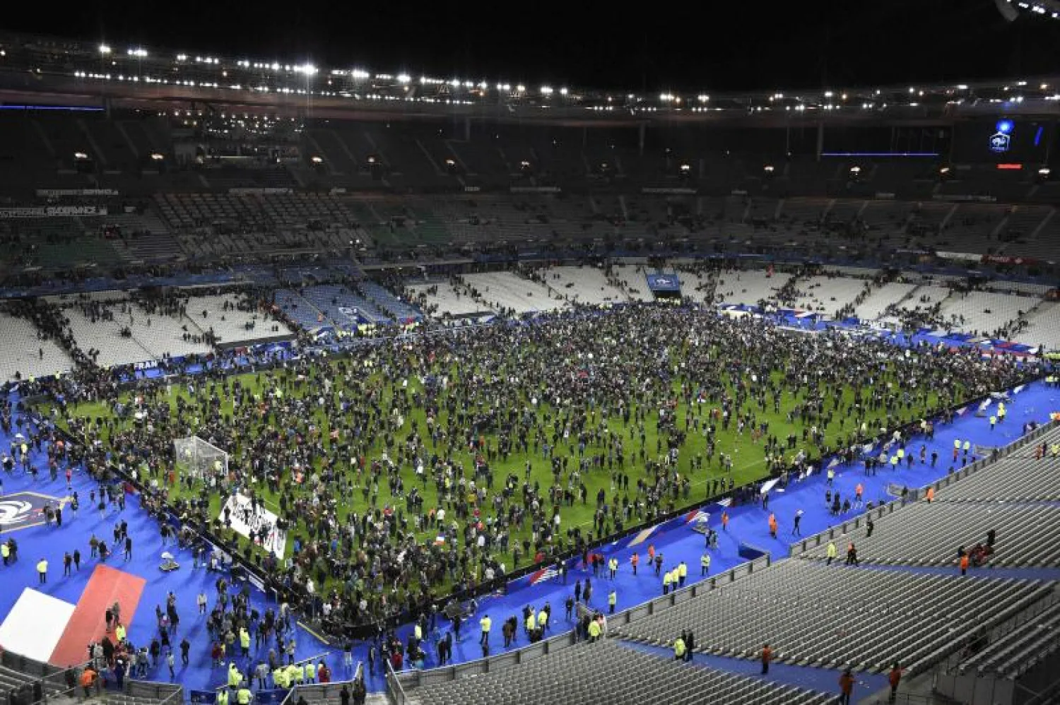 ملعب ستاد دو فرانس كان أحد أهداف هجمات 2015 في باريس (أرشيف - أ.ف.ب)