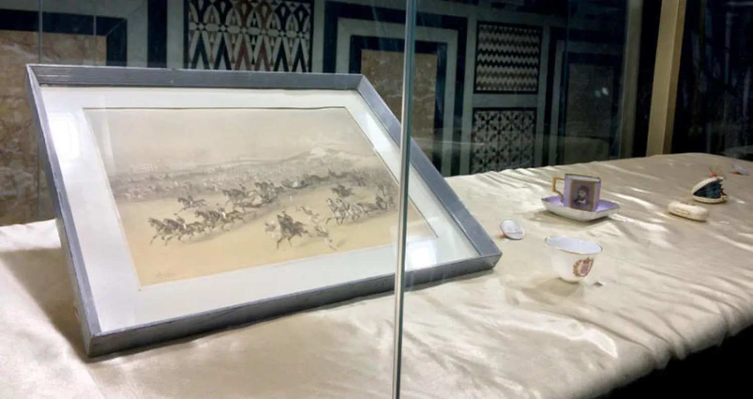 لوحة للفنان الفرنسي إدوارد ريو تمثل افتتاح القناة