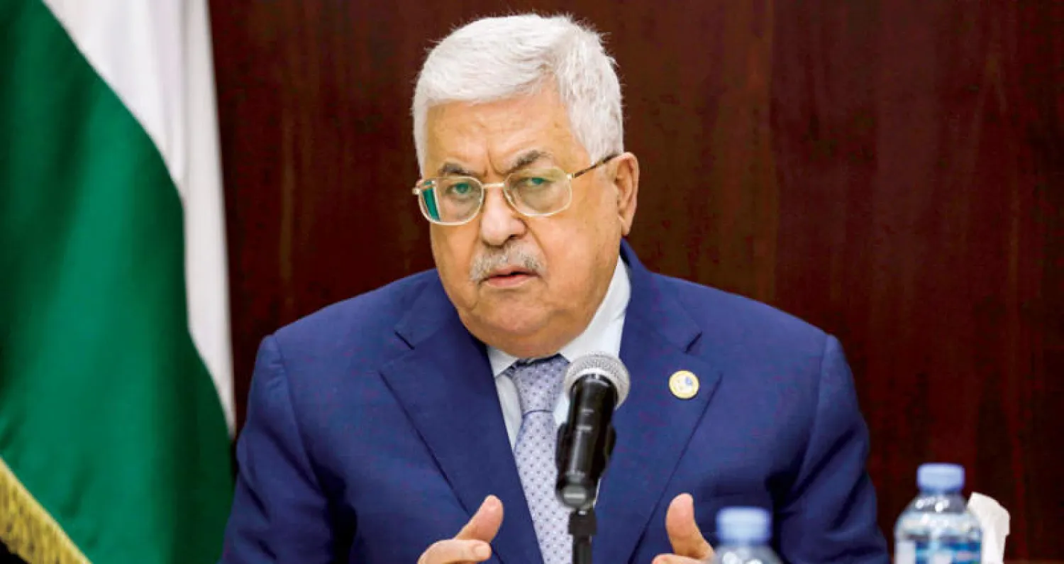 الرئيس الفلسطيني يترأس اجتماع منظمة التحرير الفلسطينية في رام الله (أ.ف.ب)