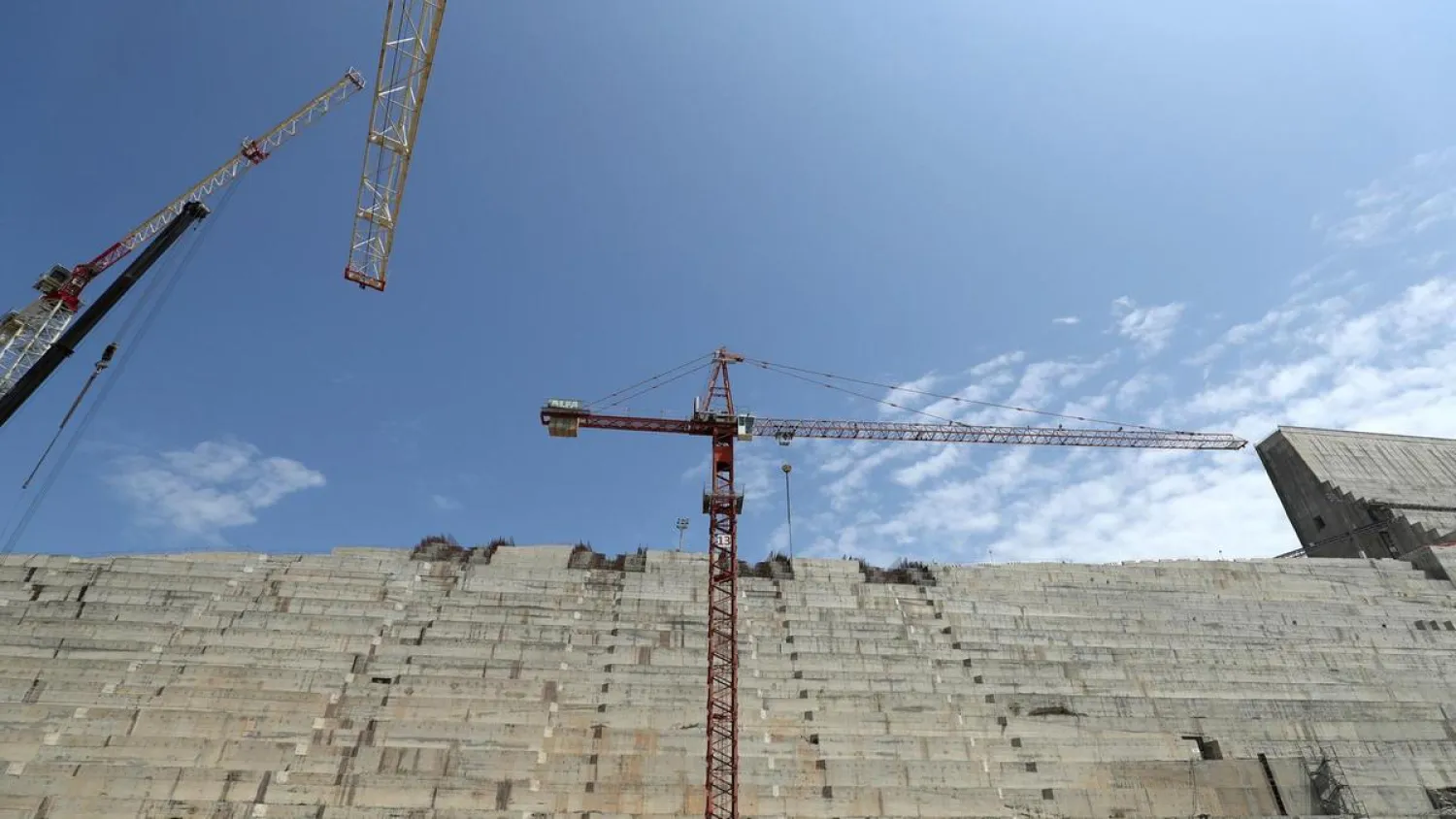Ethiopia's Nile dam under construction. (Reuters)