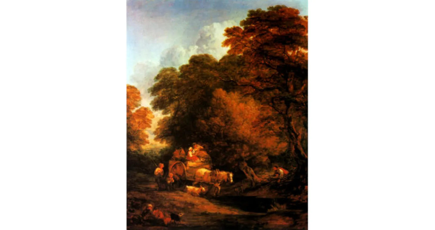 لوحة {عربة السوق}