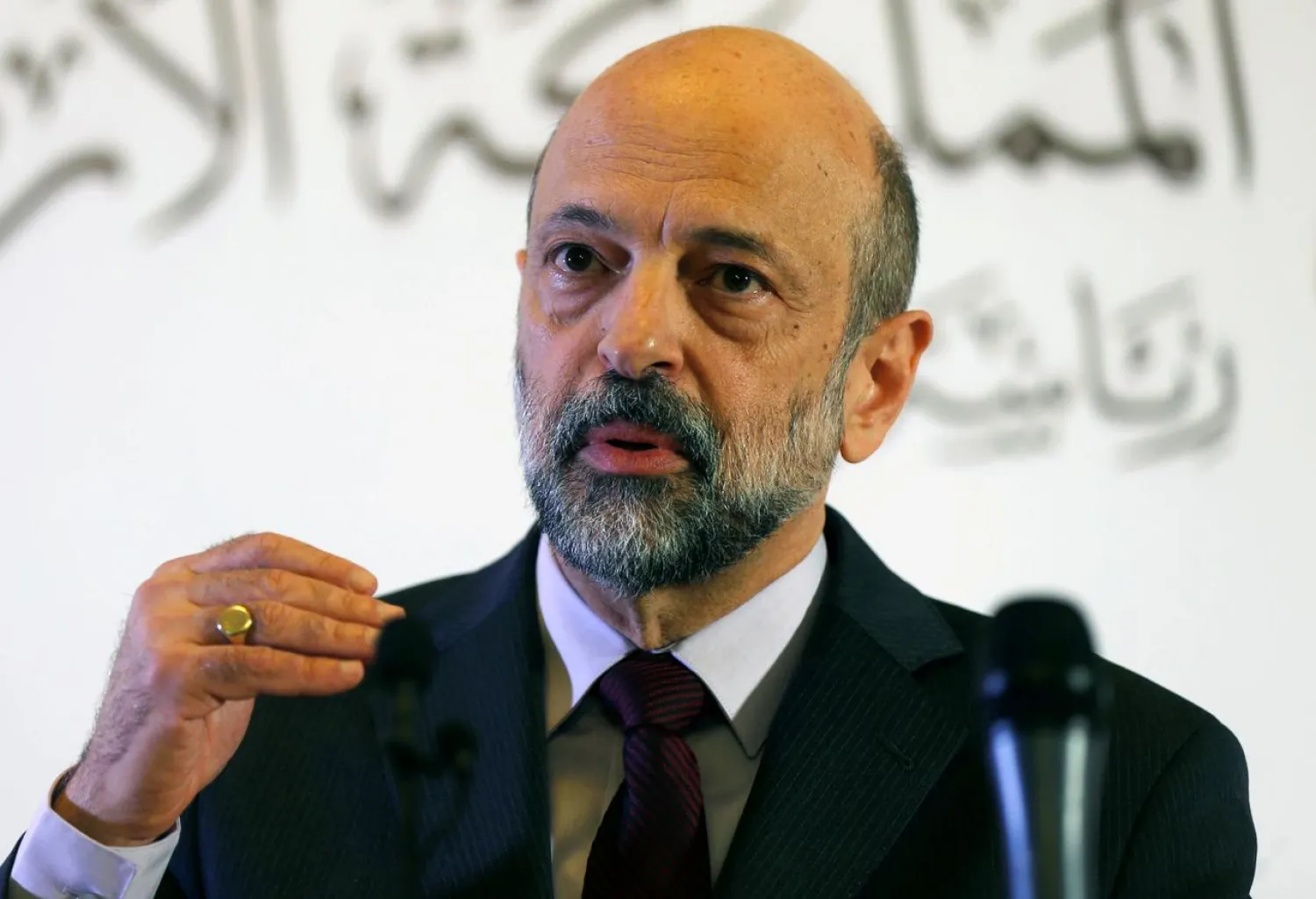 Jordanian Prime Minister Omar al-Razzaz. (Reuters)